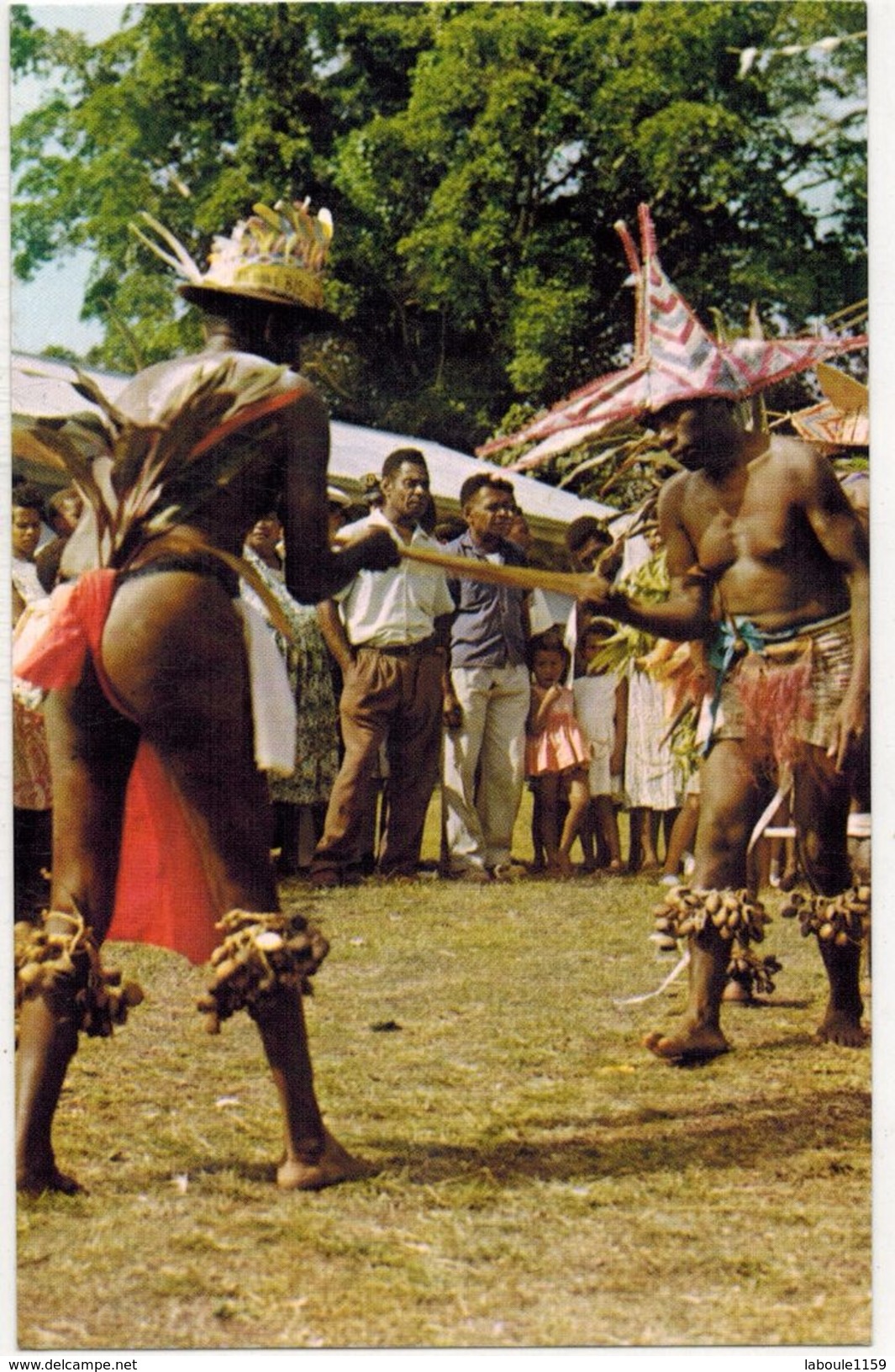 NEW HEBRIDES : (Vanuatu) Ceremonial Dance Before Pentecost Jump Saut Gaul Fung Kuei Nude Ethnie - Micronesia