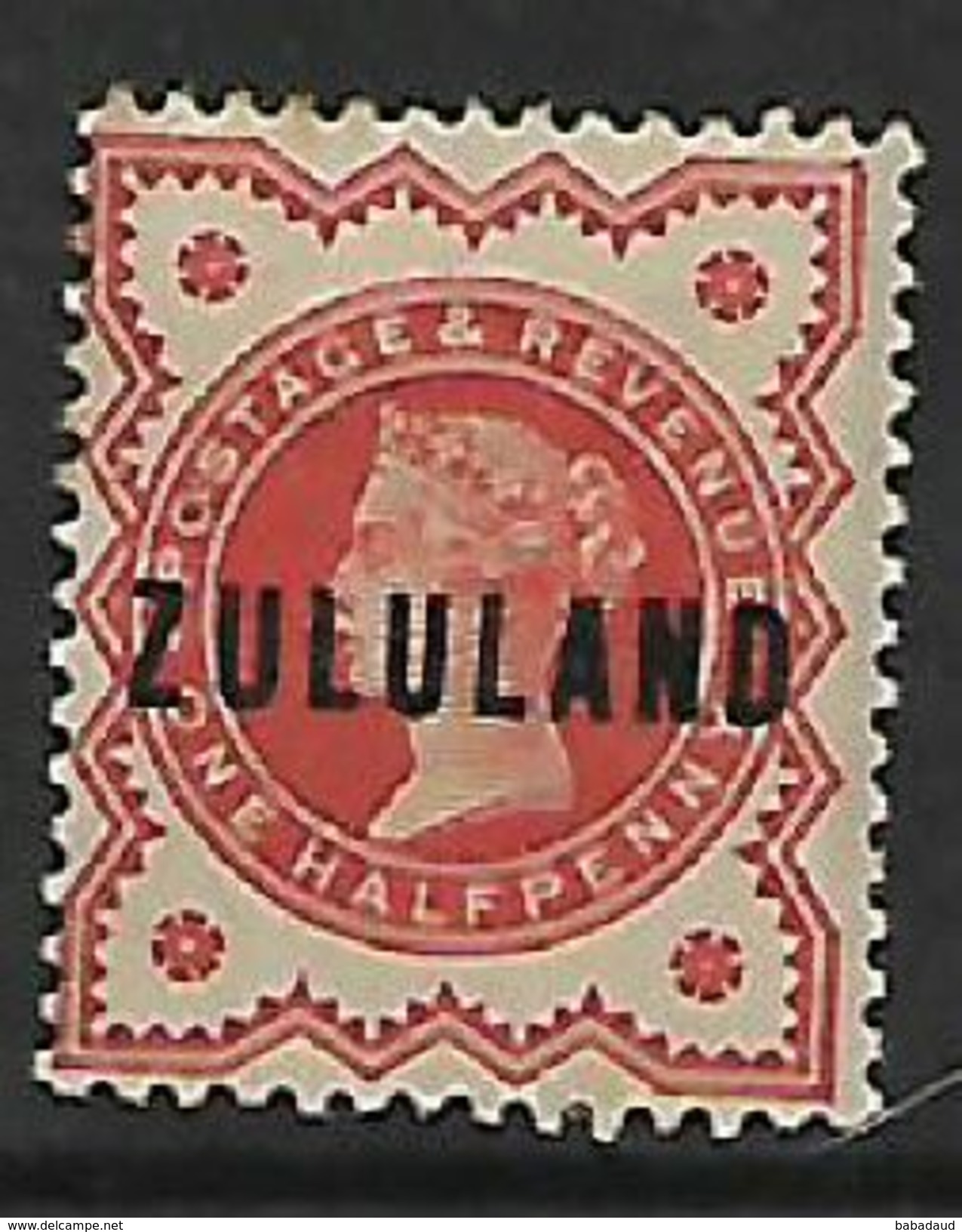 S.Africa, Zululand Overprinted On GB  1/2d , MH * - Zululand (1888-1902)