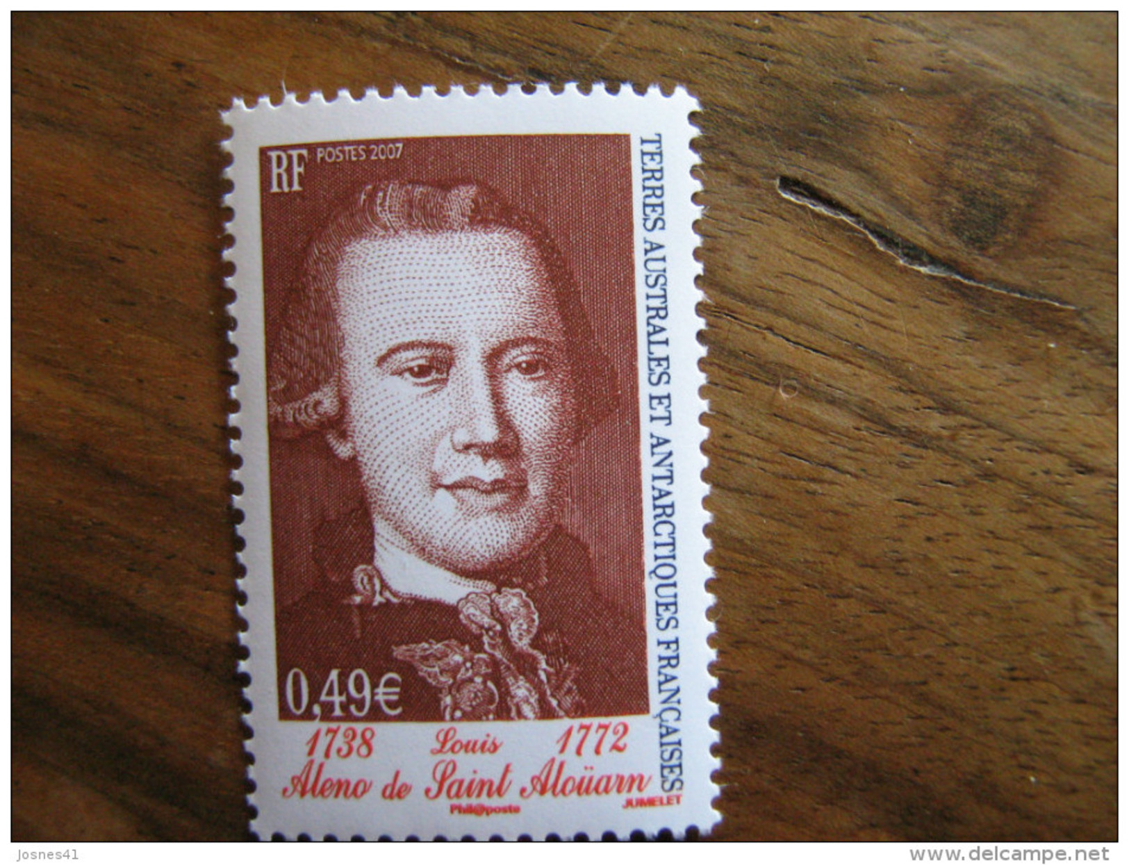 TAAF 2007  P454  * *   PERSONNALITE ALENO DE SAINT ALOUARN - Unused Stamps