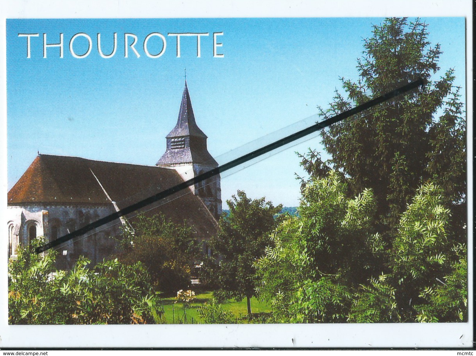 Carte Moderne- Eglise Notre Dame De La Nativité- Thourotte - Oise(60)-Communauté De Communes Des Deux Vallées - Thourotte