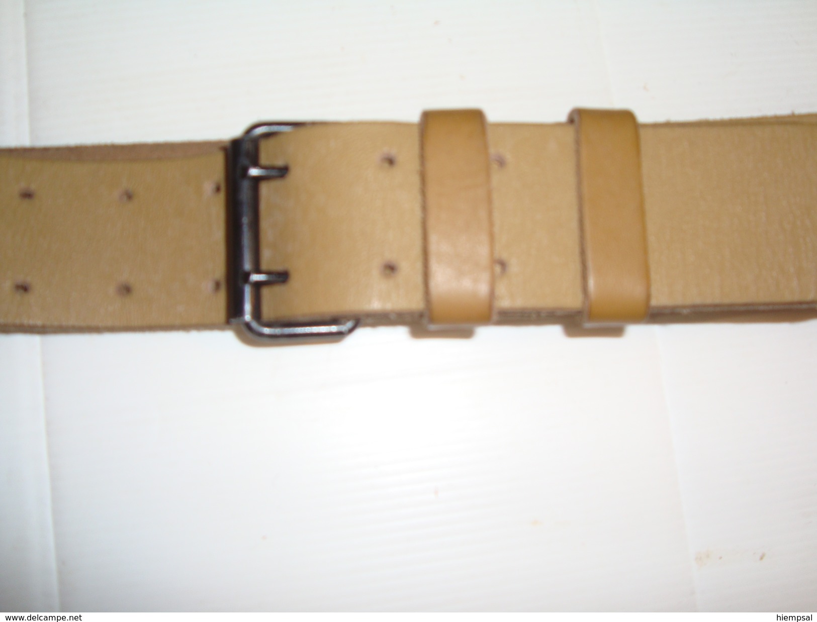 CEINTURE    MILITAIRE EN CUIR - Equipement