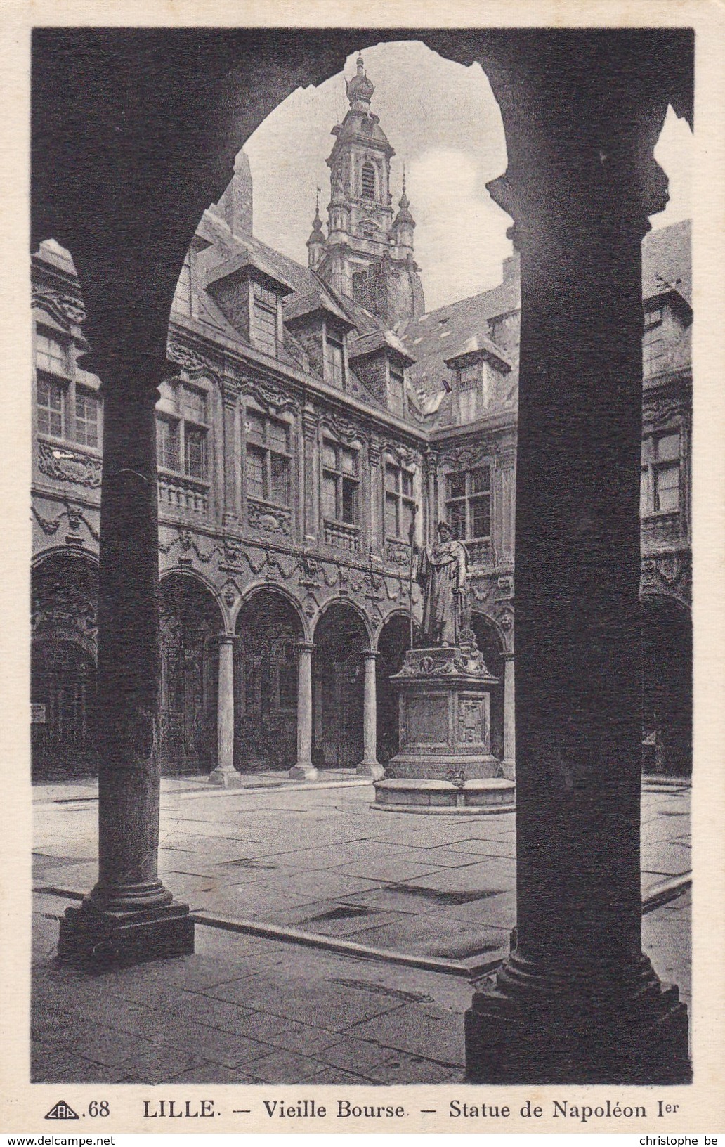 CPA Lille, Vieille Bourse, Statue De Napoléon 1er (pk37747) - Lille