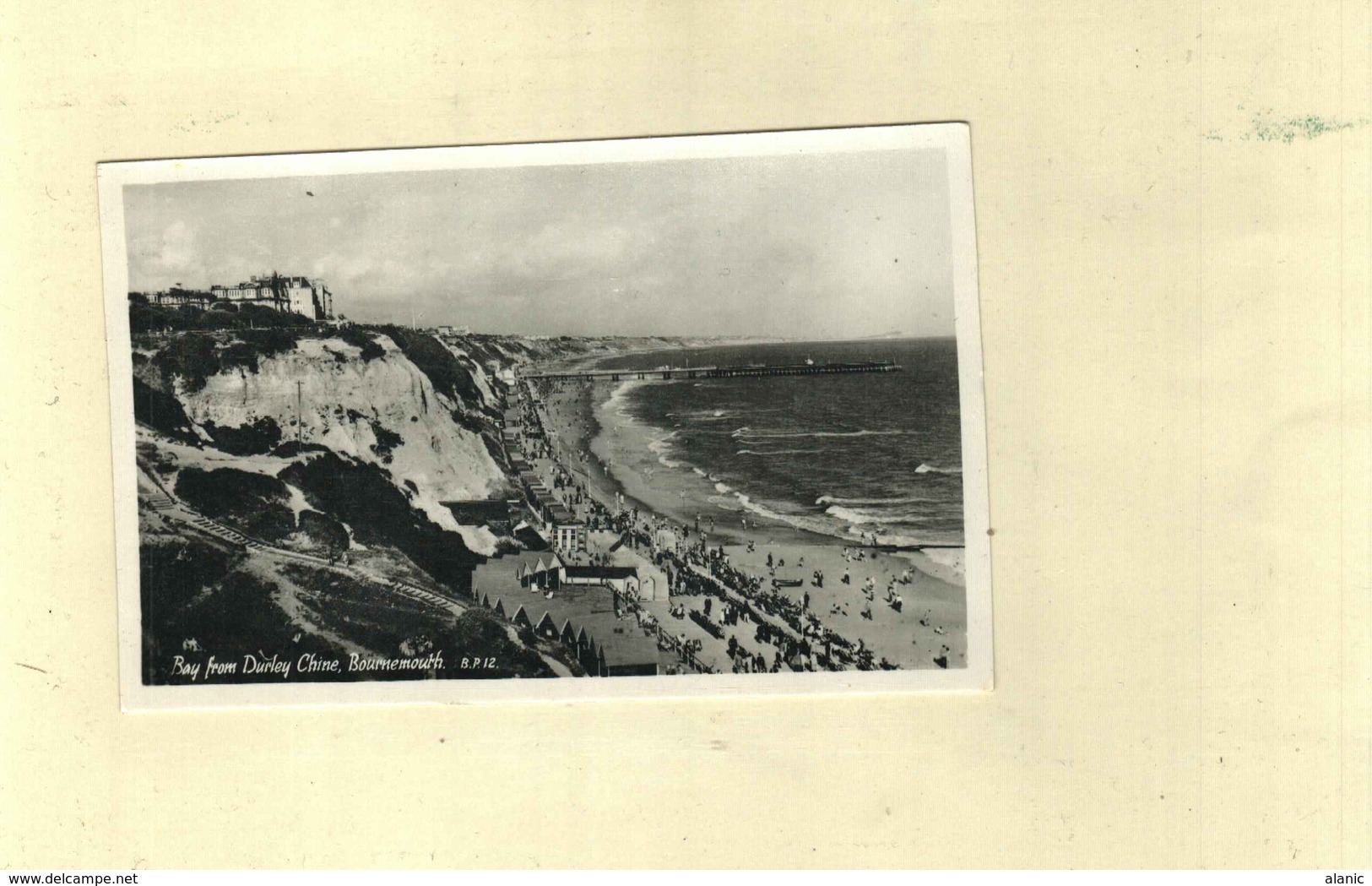 Angleterre >BOURNEMOUTH BAY FROM DURLEY CHINE" - Bournemouth (hasta 1972)