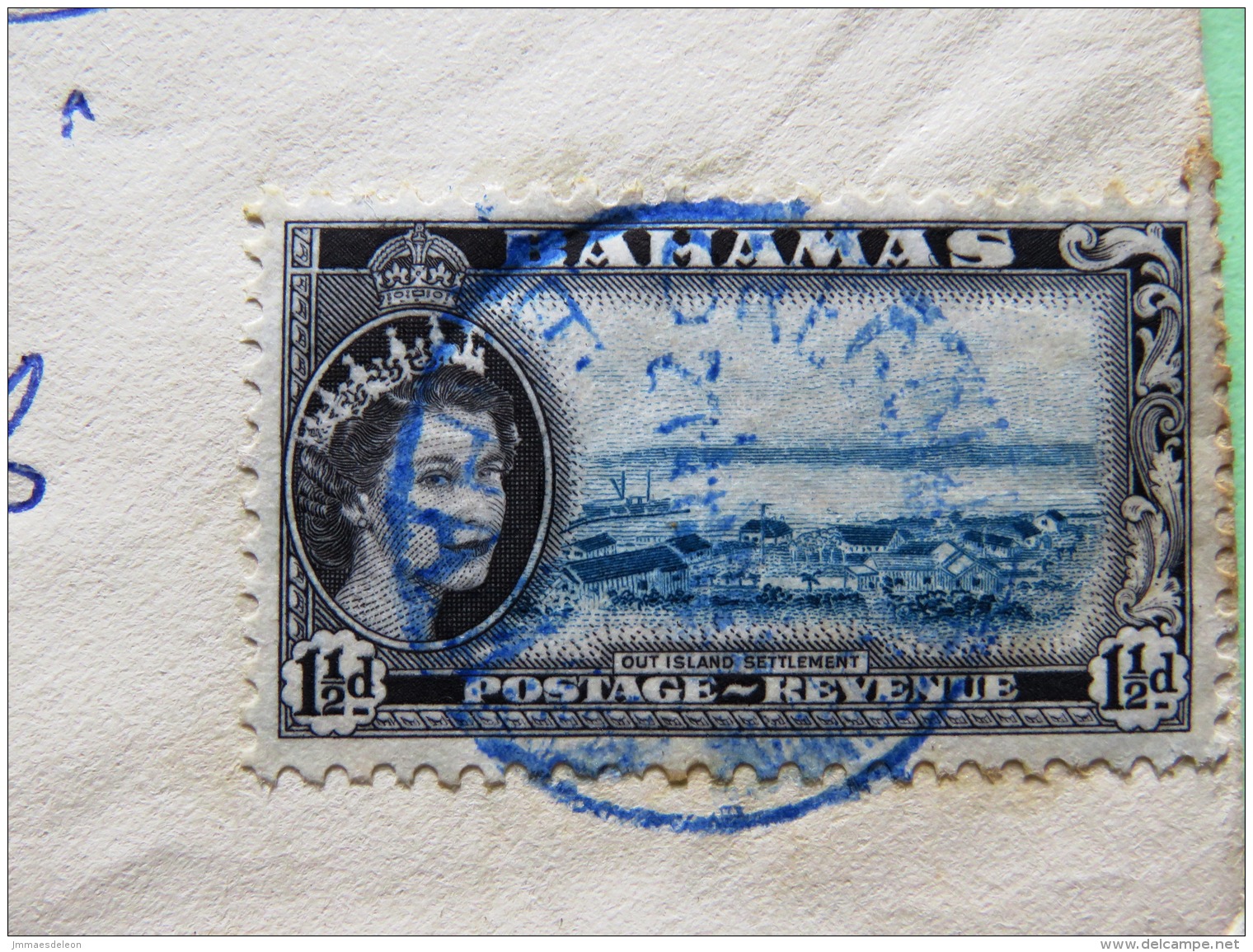 Bahamas 1962 Cover To Nassau - Queen - Out Island Settlement - Bahamas (1973-...)