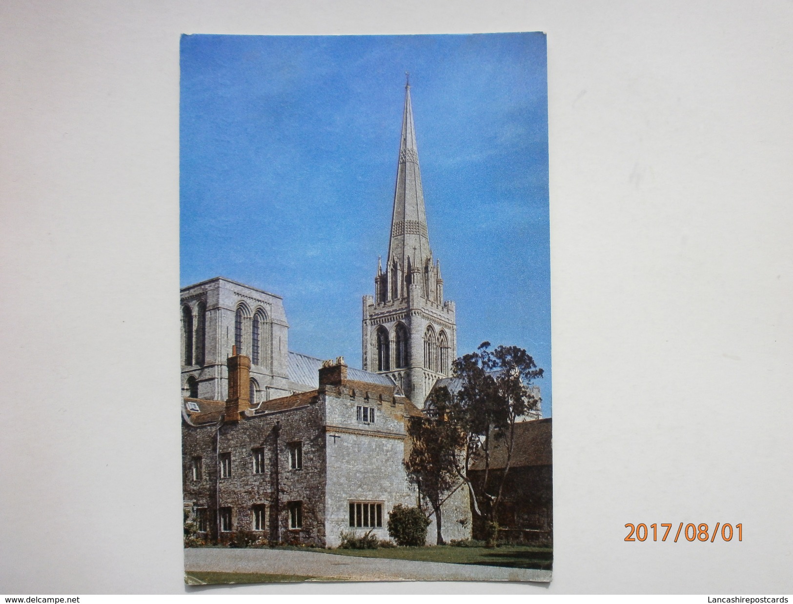 Postcard Chichester Cathedral Sussex PU 1967 My Ref B21725 - Chichester