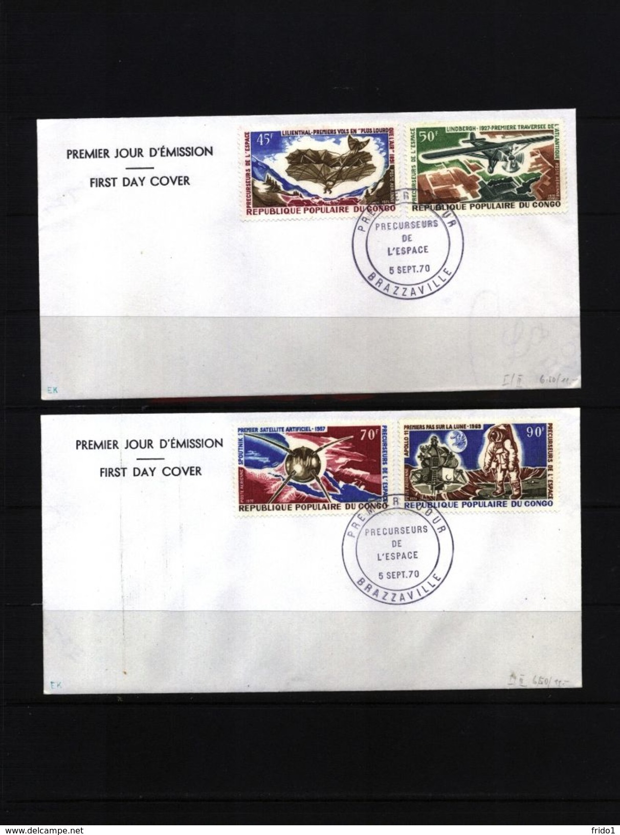 Congo 1970  Raumfahrt / Space FDC - Africa