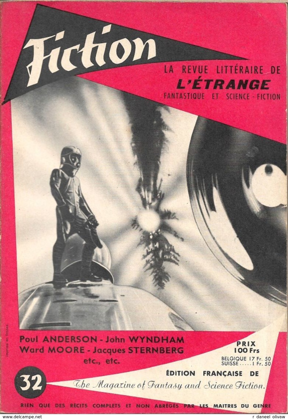 Fiction N° 32, Juillet 1956 (TBE) - Fictie