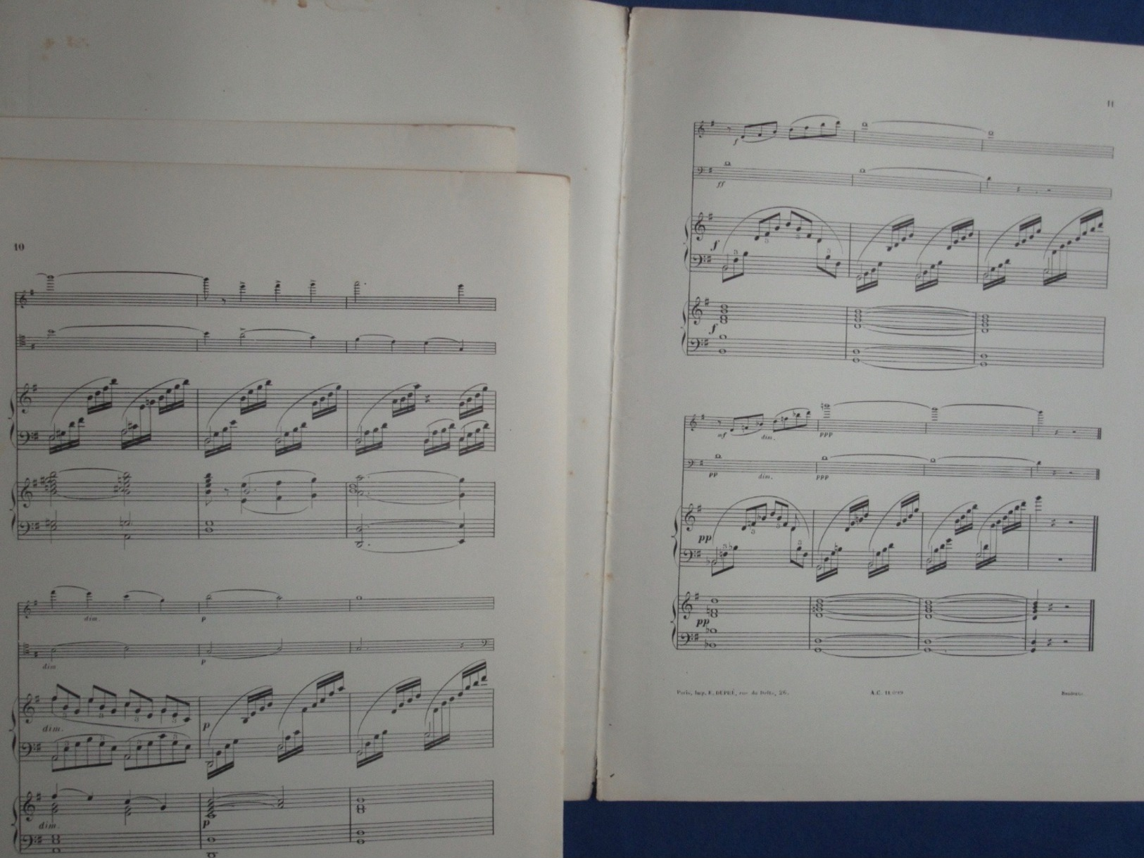 PARTITION GF ORGUE HARPE VIOLON VIOLONCELLE XAVIER LEROUX AVE MARIA 1898 HÉGLON