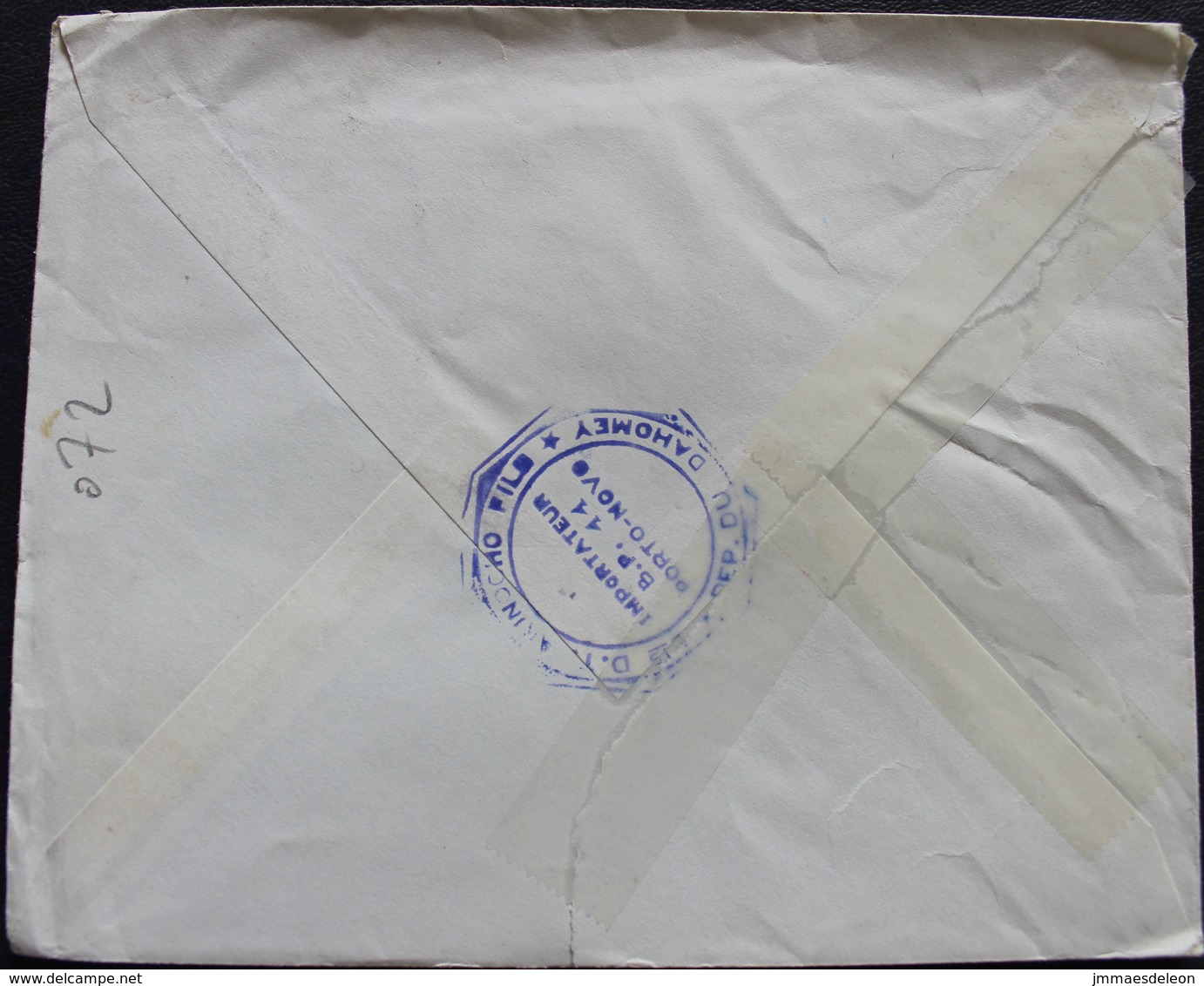 Dahomey (Benin) 1969 Cover Porto-Novo To Vichy France - Red Cross - Montebello Battle - Benin - Dahomey (1960-...)