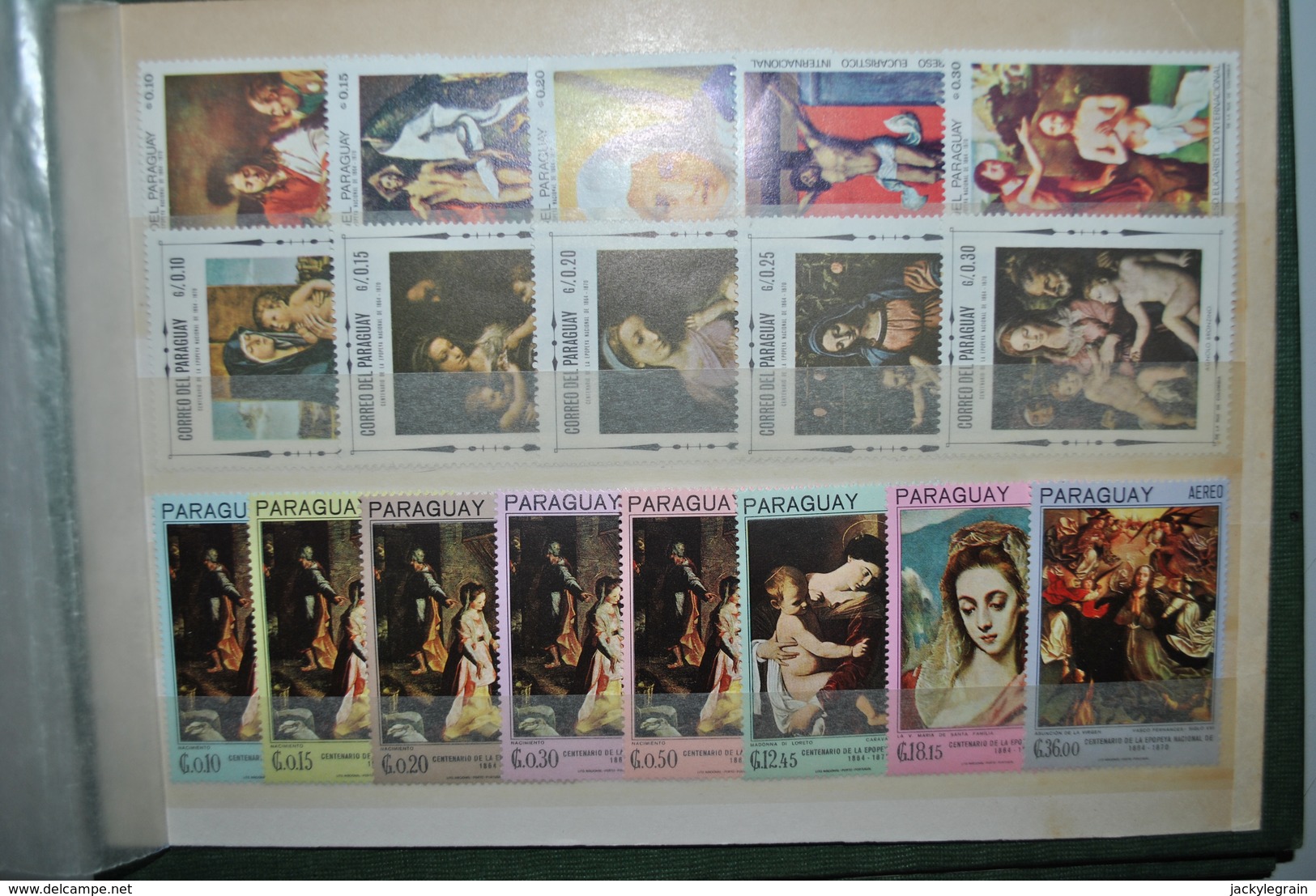 Paraguay Tableaux Religieux MNH - Paraguay