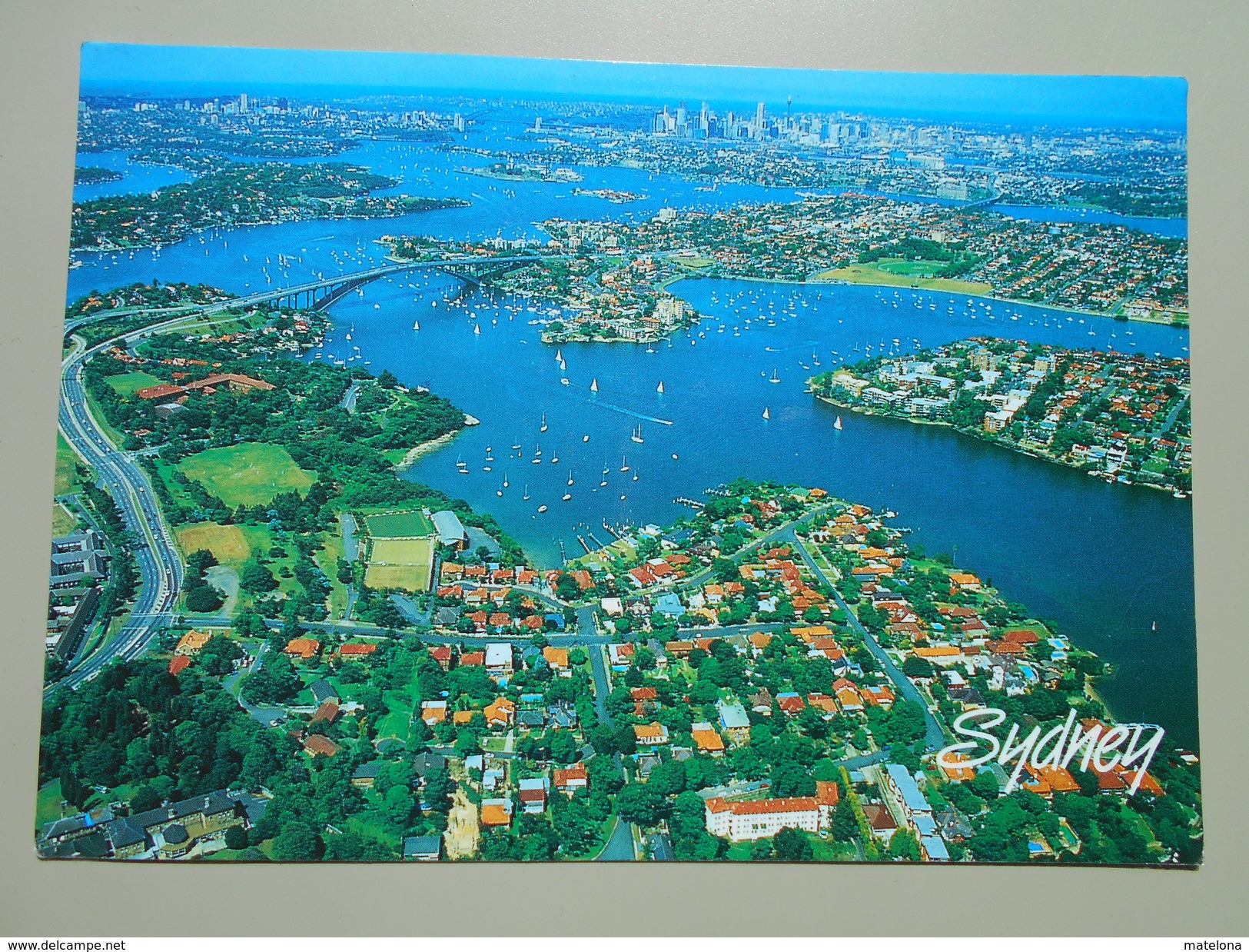 AUSTRALIE AUSTRALIA NEW SOUTH WALES SYDNEY AERIAL VIEW OF SYDNEY HARBOUR FROM GLADESVILLE BRIDGE TO THE GAP - Sydney