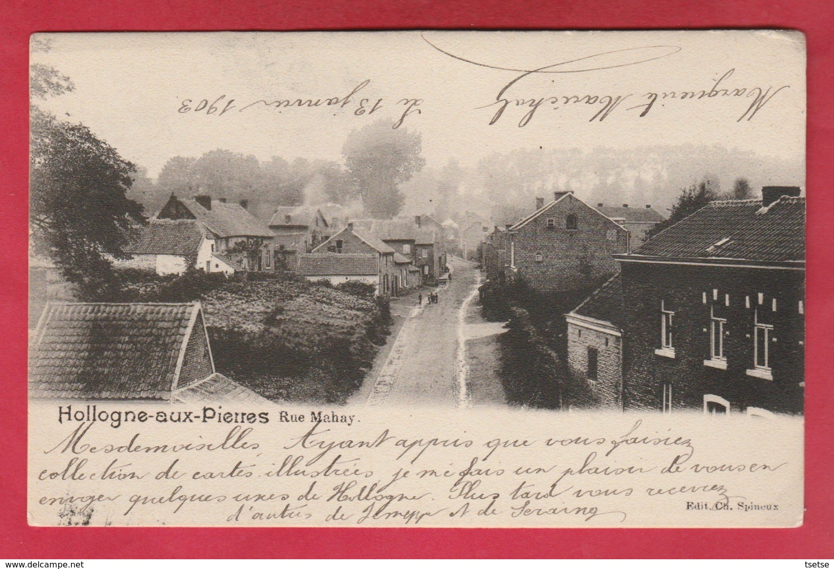 Hollogne-aux-Pierres - Rue Mahay -1903 ( Voir Verso ) - Grâce-Hollogne