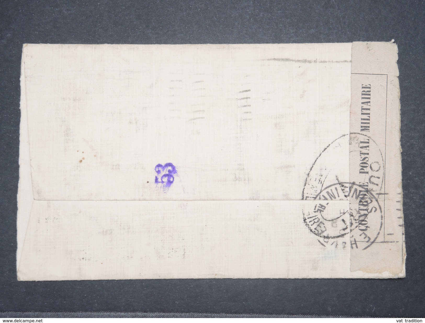 CUBA - Enveloppe De La Havane Pour La France En 1916 Avec Contrôle Postal Militaire - L 9648 - Brieven En Documenten