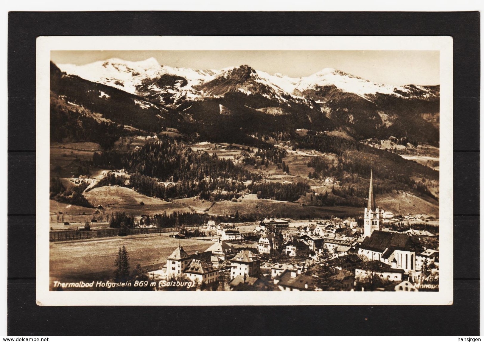 STM968 POSTKARTE JAHR 1931  BAD HOFGASTEIN GEBRAUCHT SIEHE ABBILDUNG - Bad Hofgastein