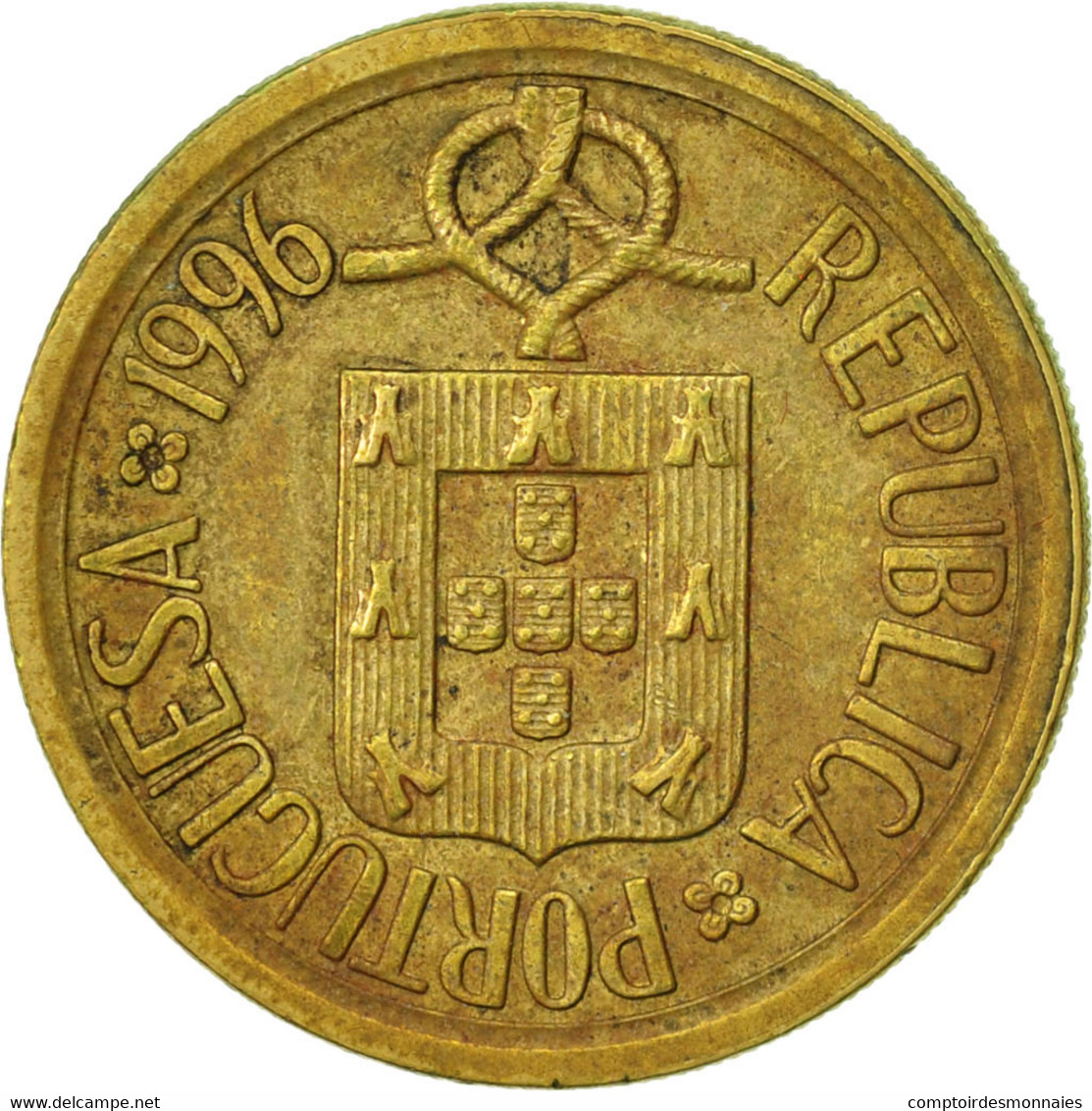 Monnaie, Portugal, 10 Escudos, 1996, TTB, Nickel-brass, KM:633 - Portugal