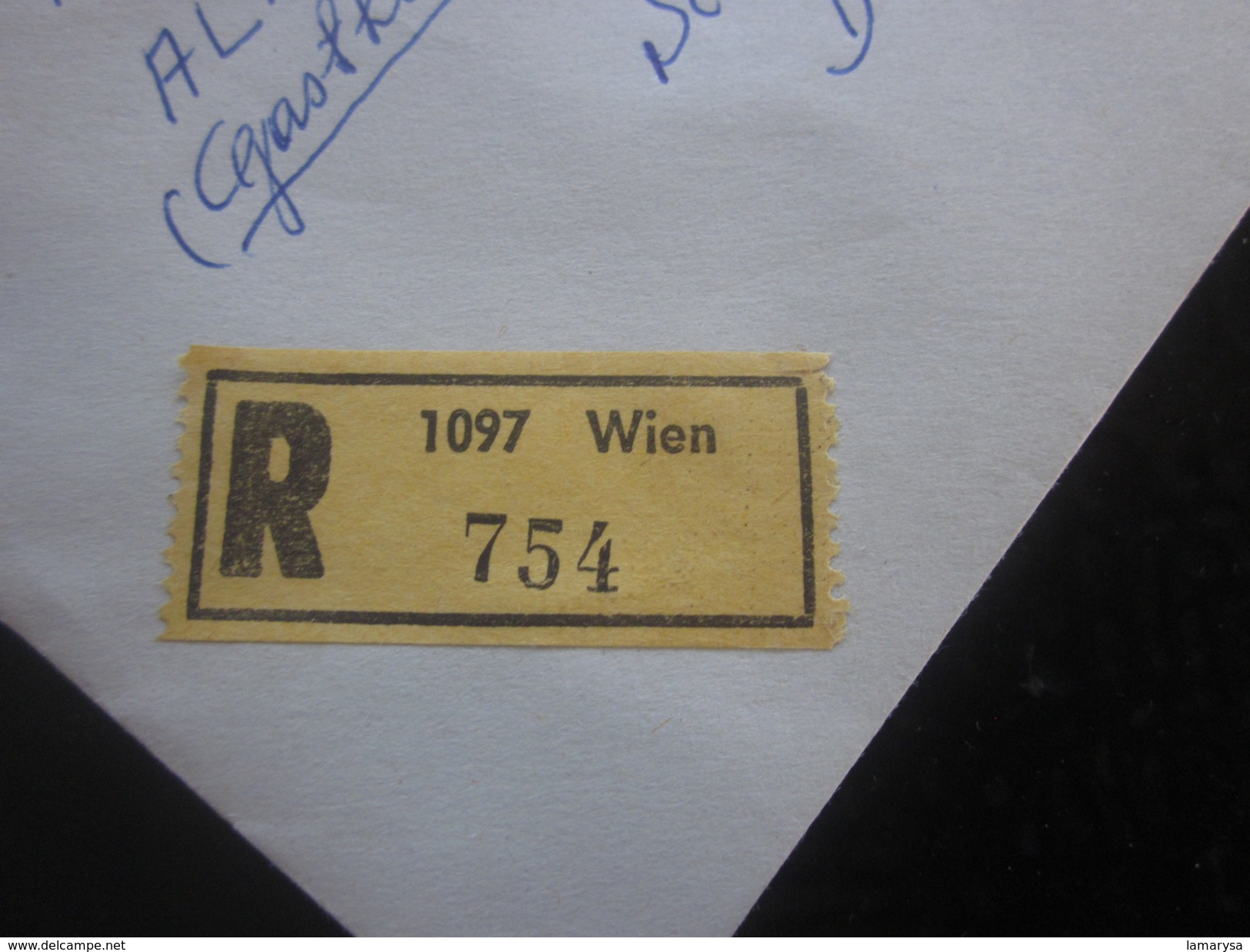 Lettre Recommandé Wien Autriche Osterreich-1961-70...2ème Rép Europe-Document-Luftpost-Avion-By Air-mail Marcophilie - Covers & Documents