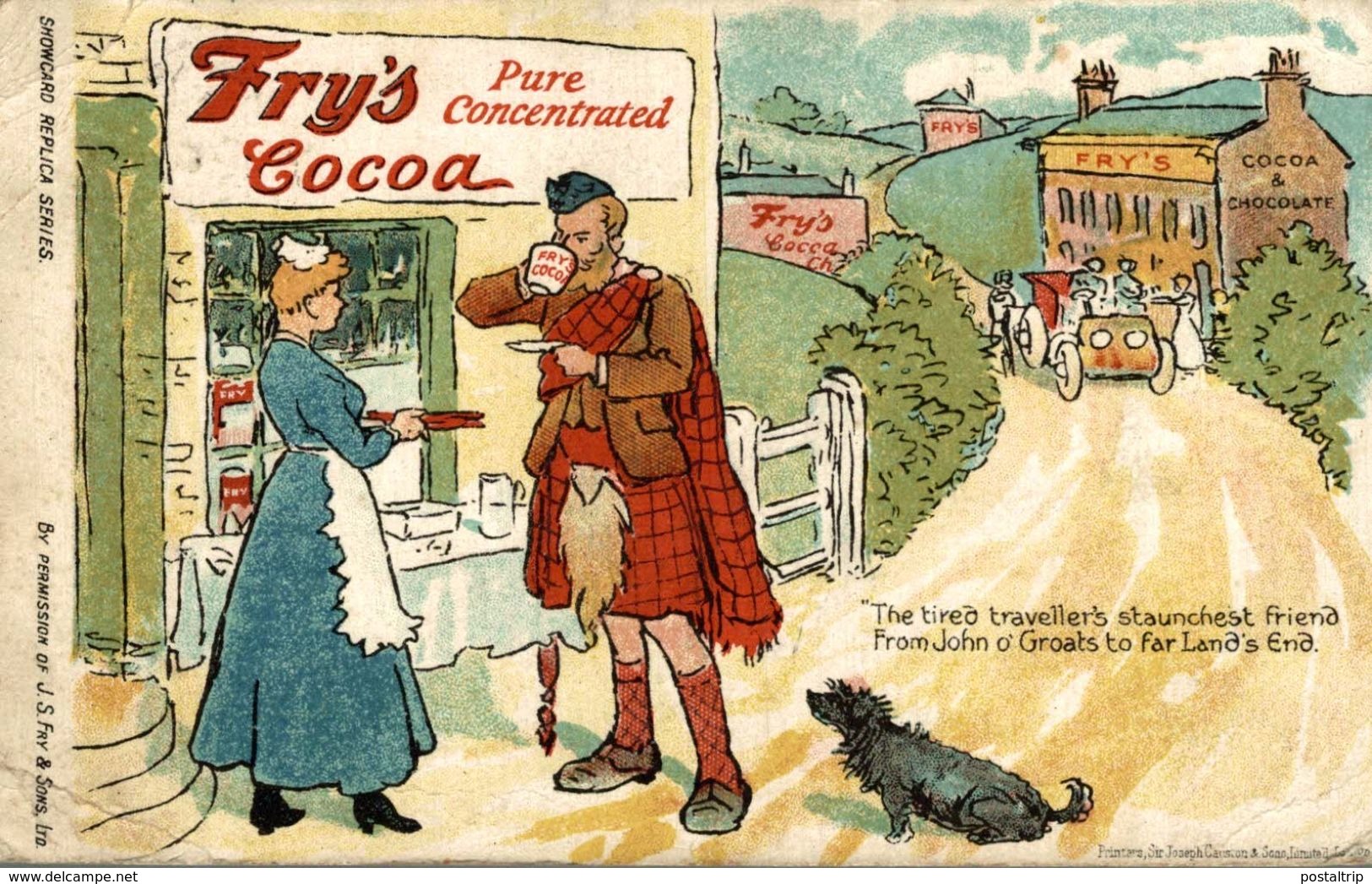 FRY'S COCOA - Advertising