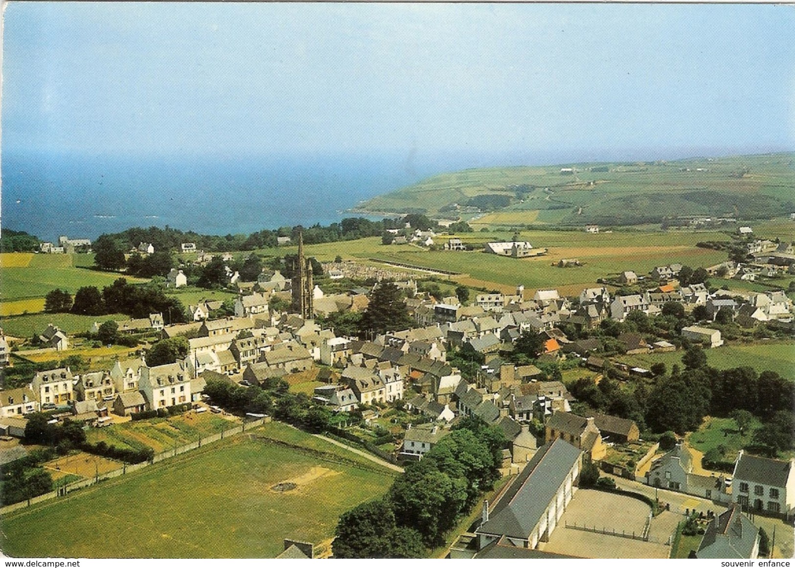 CP Plougasnou Vue Générale Et Pointe De Saint St Jean Du Doigt  29 Finistère - Plougasnou