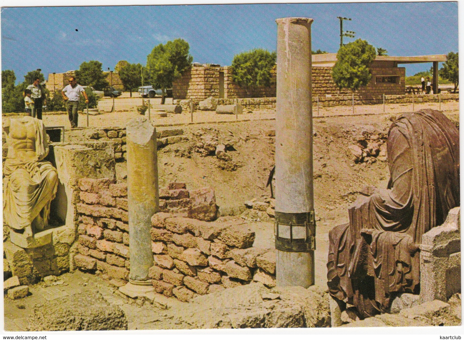 Caesarea - Ruins Of A Byzantine Public Building With Roman Statuary -  (Israel) - Israel