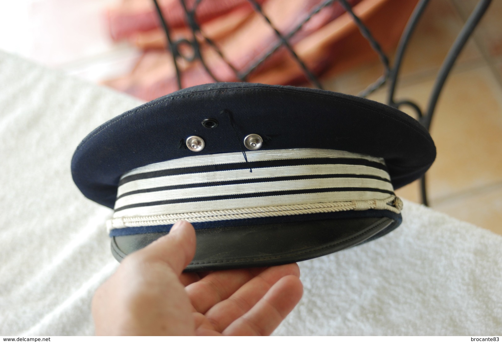 CASQUETTE OBSOLETTE DE COMMANDANT DE LA POLICE URBAINE FRANCE - Polizia