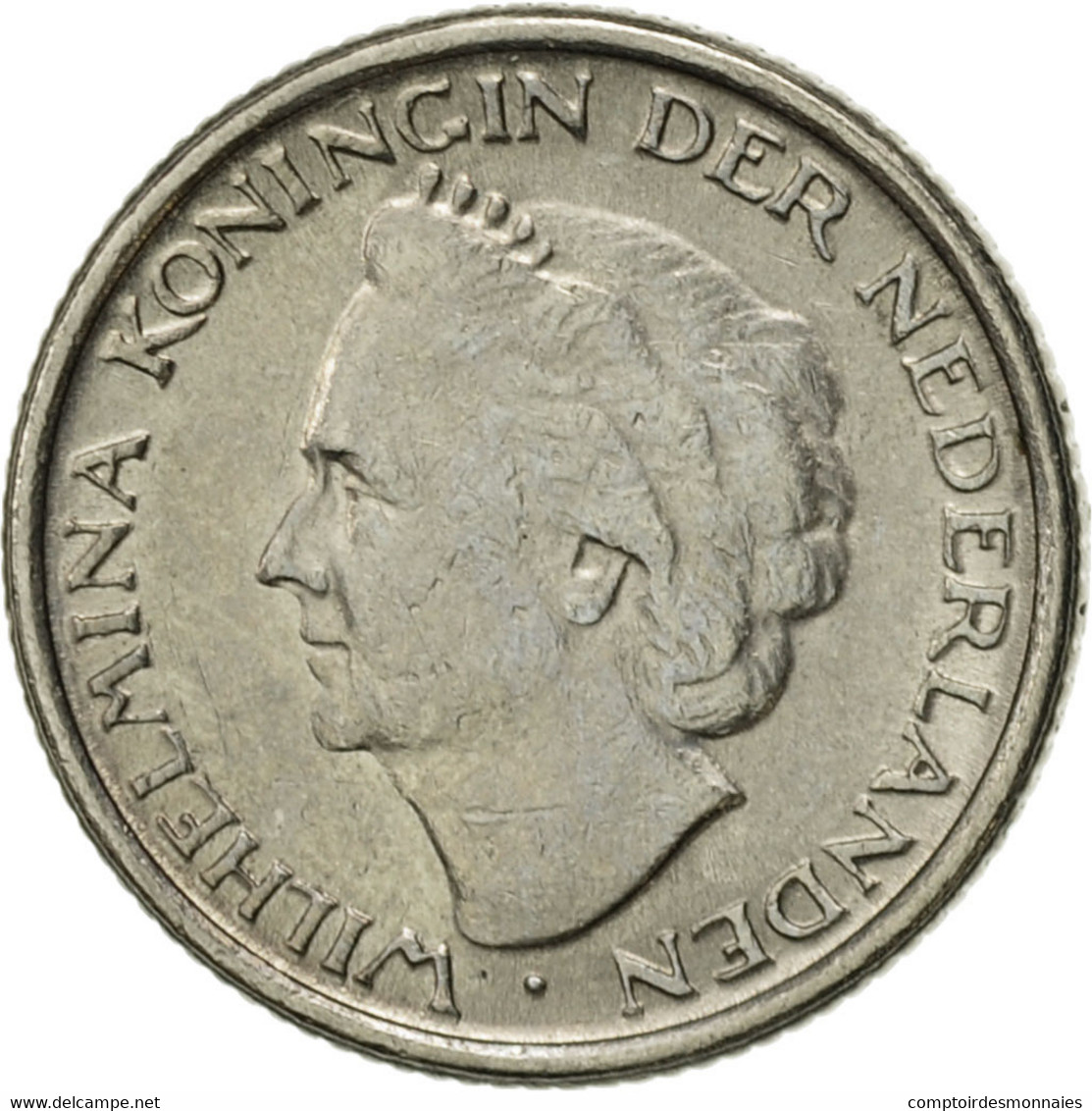 Monnaie, Pays-Bas, Wilhelmina I, 10 Cents, 1948, SUP+, Nickel, KM:177 - 10 Cent