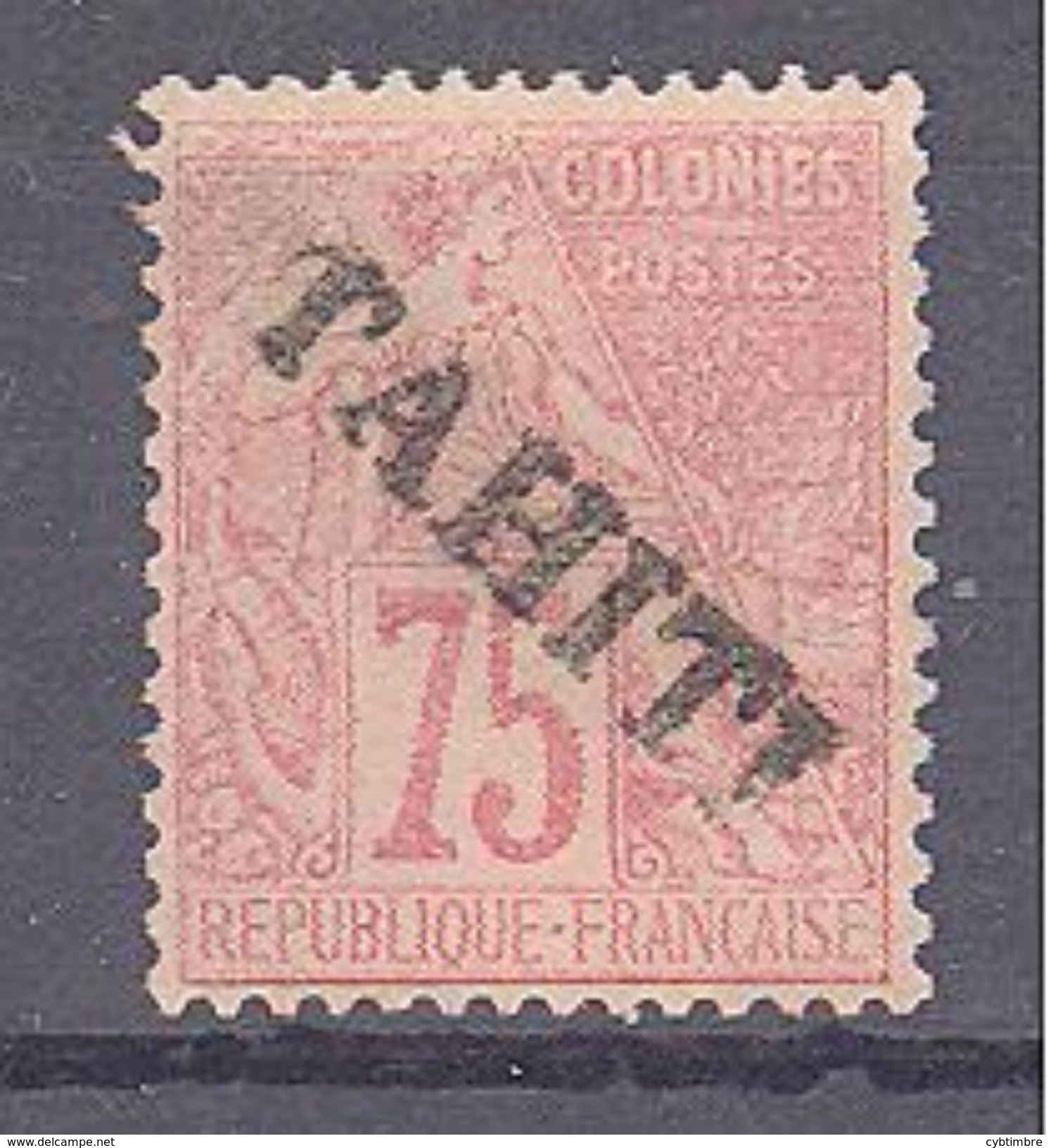 Tahiti:Yvert N°17(*) - Unused Stamps