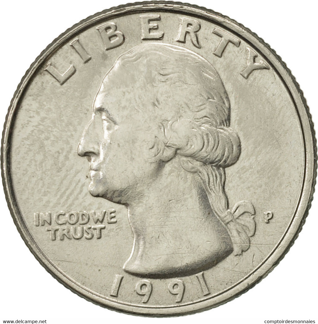 Monnaie, États-Unis, Washington Quarter, Quarter, 1991, U.S. Mint - 1932-1998: Washington