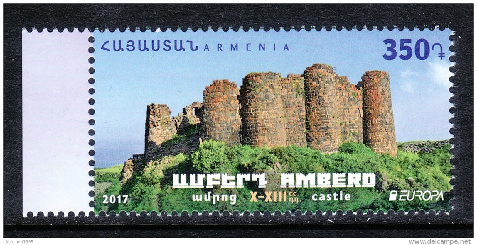 Armenien / Armenie / Armenia 2017, EUROPA CEPT, Castels And Forts, Amberd X-XIIIc - MNH ** - Armenië