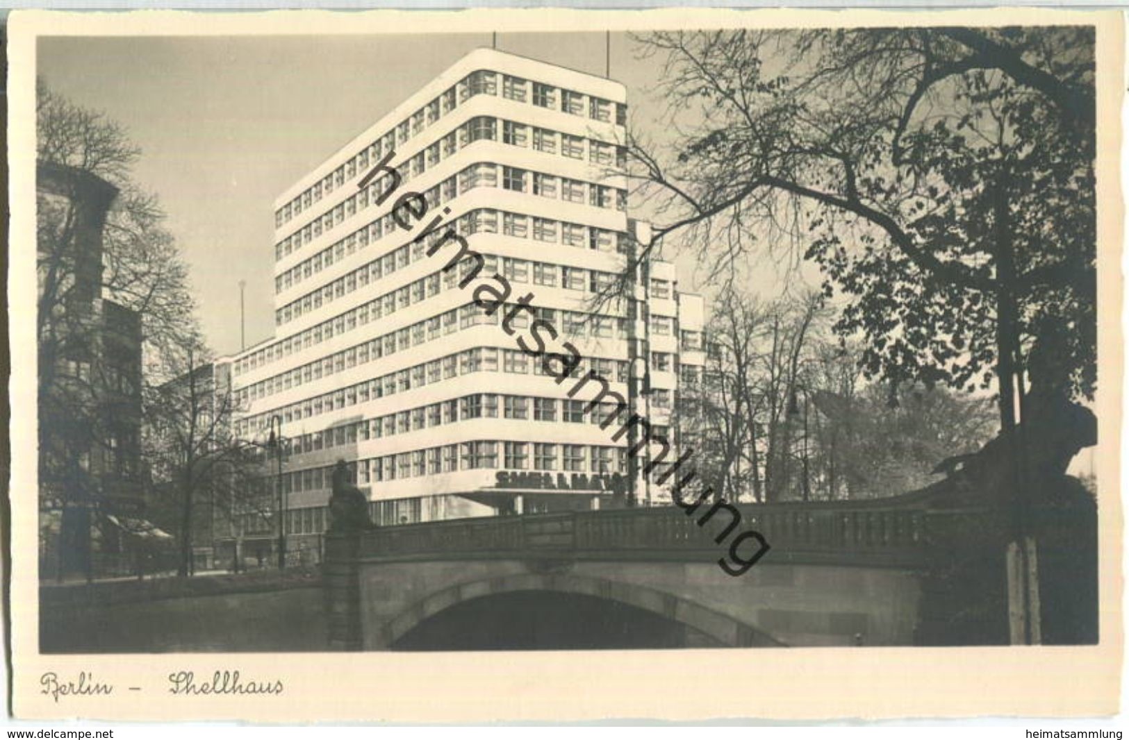 Berlin - Shellhaus - Foto-Ansichtskarte 30er Jahre - Verlag Stengel & Co. Dresden - Tiergarten