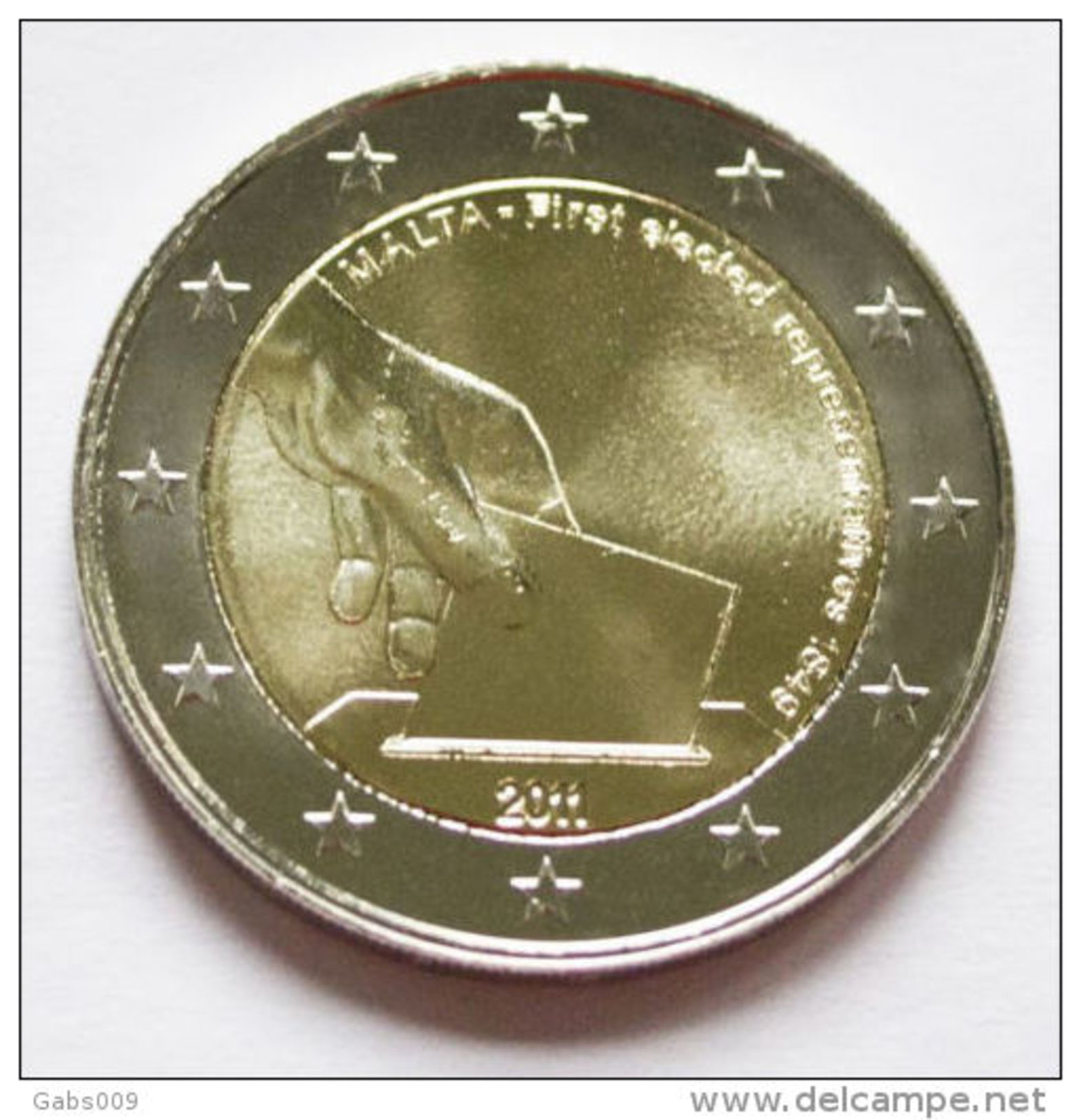 2 Euro Commémorative Malte 2011 UNC RARRISSIME 375.000 EX SEULEMENT - Malta