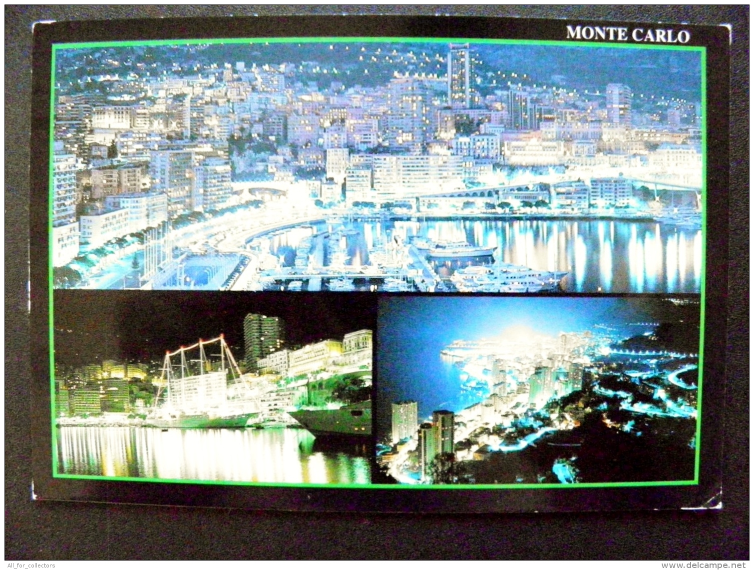 Post Card Monaco 1995 Olympic Machine Cancel Monte Carlo Slalom Speed Ski - Cartas & Documentos