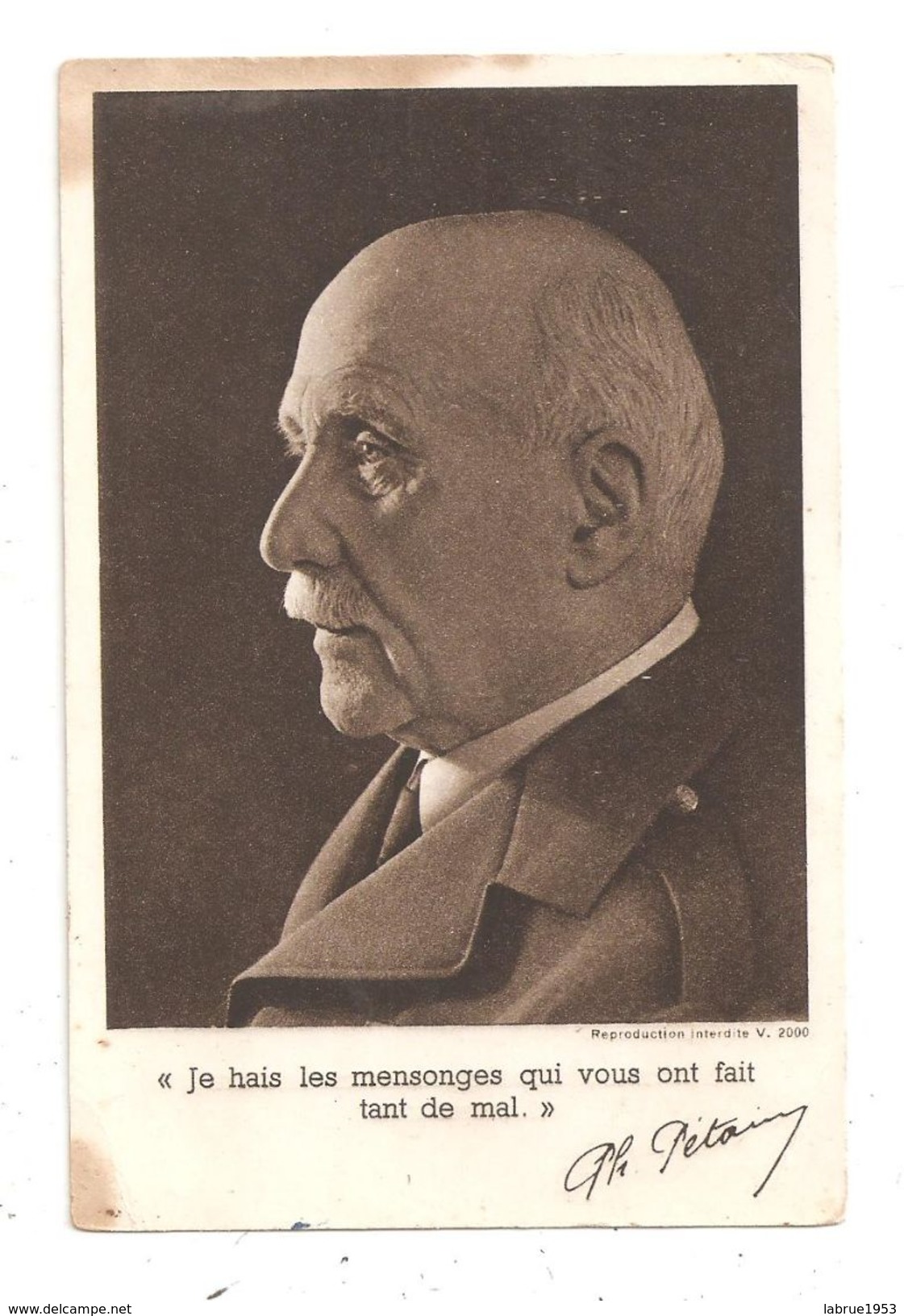 Pétain--(C.63) - Hommes Politiques & Militaires