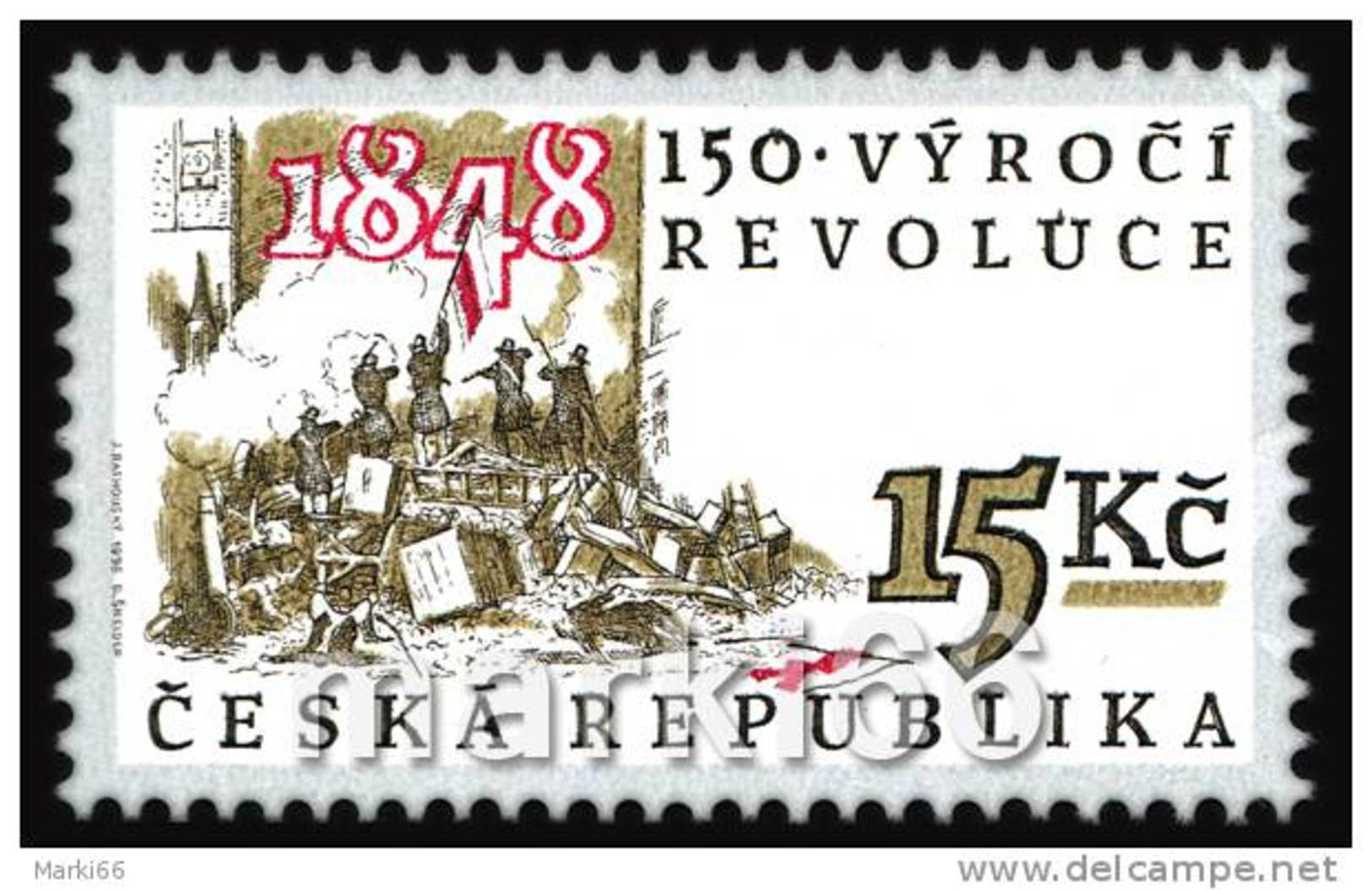 Czech Republic - 1998 - 150 Years Of Revolution Of 1848 - Mint Stamp - Unused Stamps