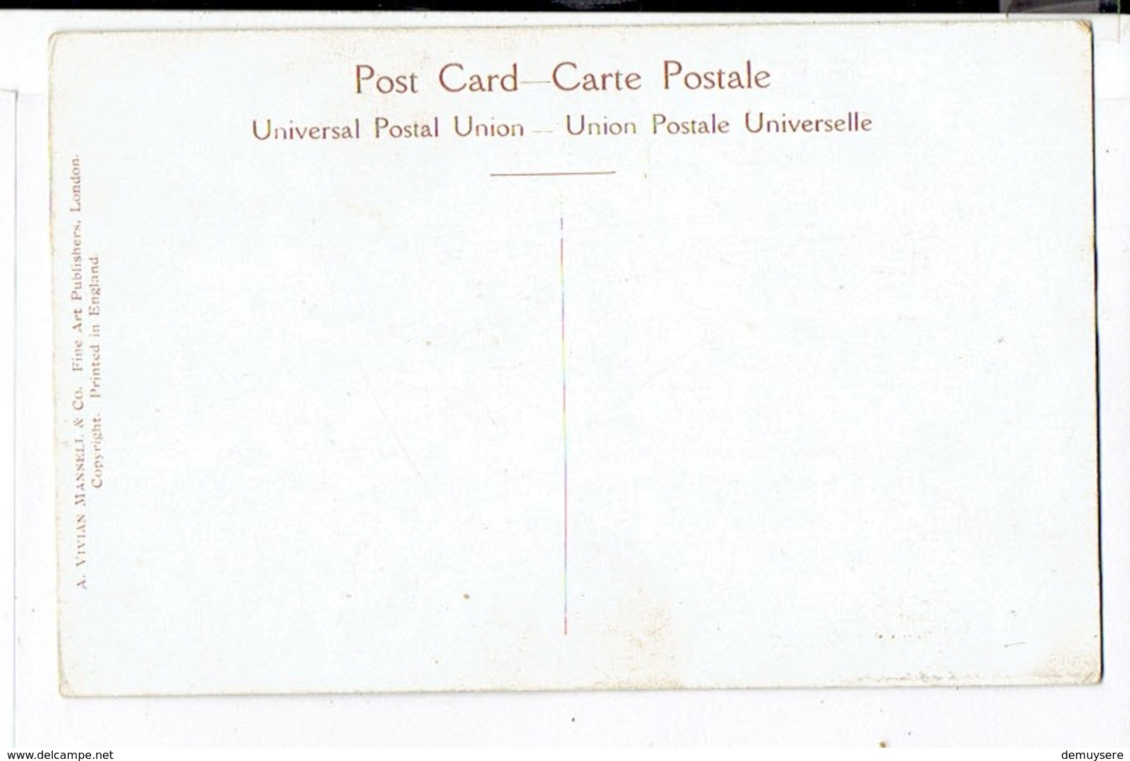 41946 - A. VIVIAN MANSELL & CO LONDON - RED CROSS - Patrióticos