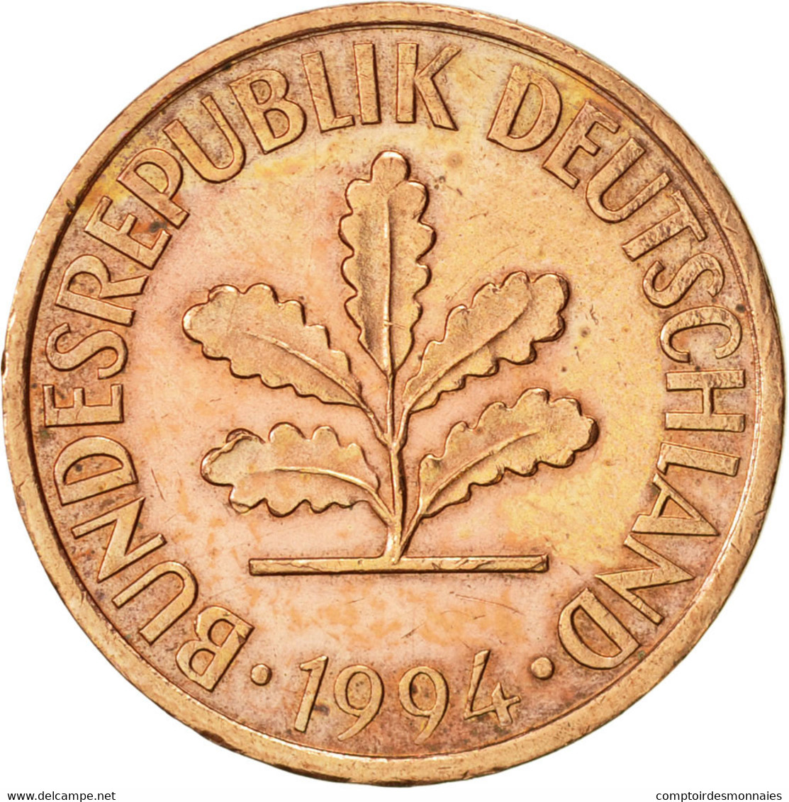 Monnaie, République Fédérale Allemande, 2 Pfennig, 1994, Karlsruhe, SUP - 2 Pfennig