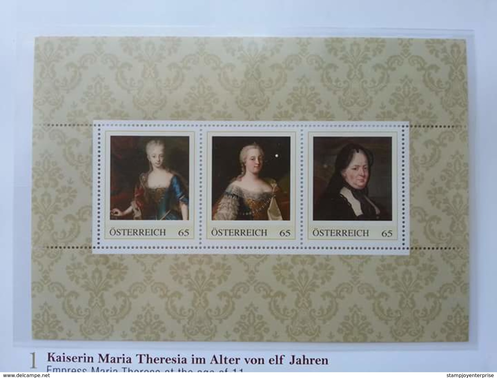 Austria Maria Theresia 1717-1780 (souvenir Folder Set) MNH *rare - Otros & Sin Clasificación