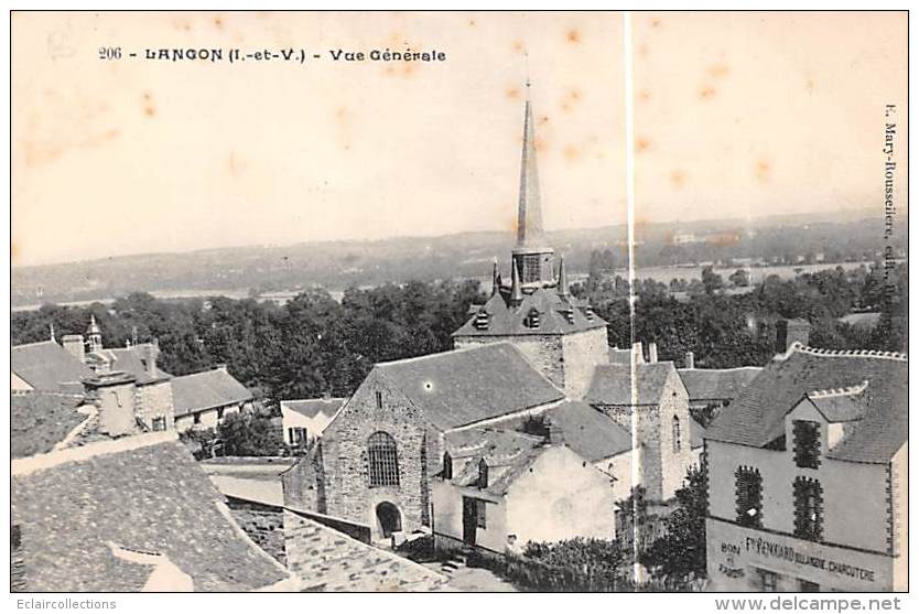 Langon     35     Vue Générale       (voir Scan) - Andere & Zonder Classificatie