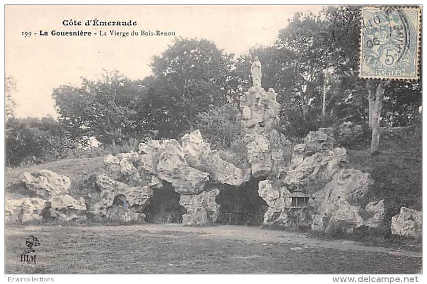 La Gouesnière    35      Grotte Et Vierge Du Bois Renou     (voir Scan) - Other & Unclassified