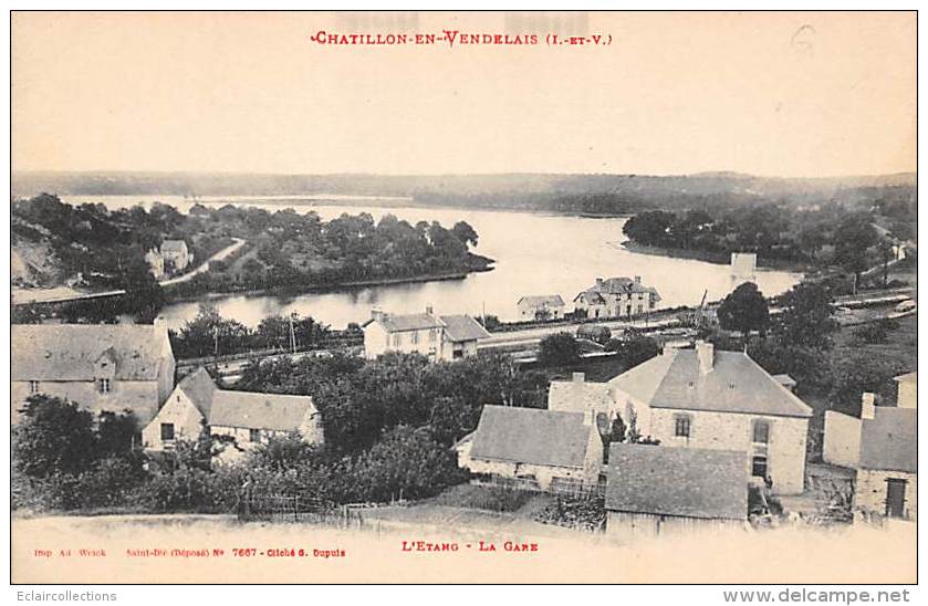 Chatillon En Vendelais    35      La Gare        (voir Scan) - Andere & Zonder Classificatie