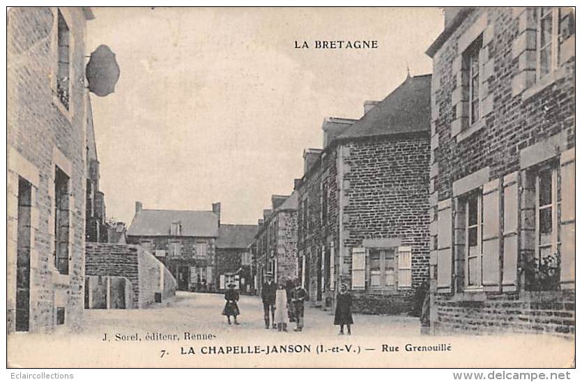 La Chapelle Janson      35       Rue Grenouillé        (voir Scan) - Autres & Non Classés