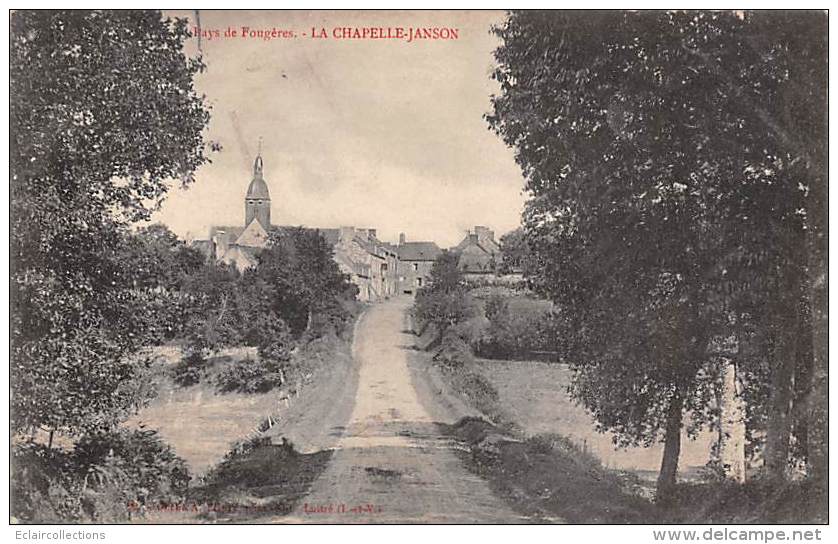La Chapelle Janson      35       Vue Générale  Entrée Du Village       (voir Scan) - Sonstige & Ohne Zuordnung