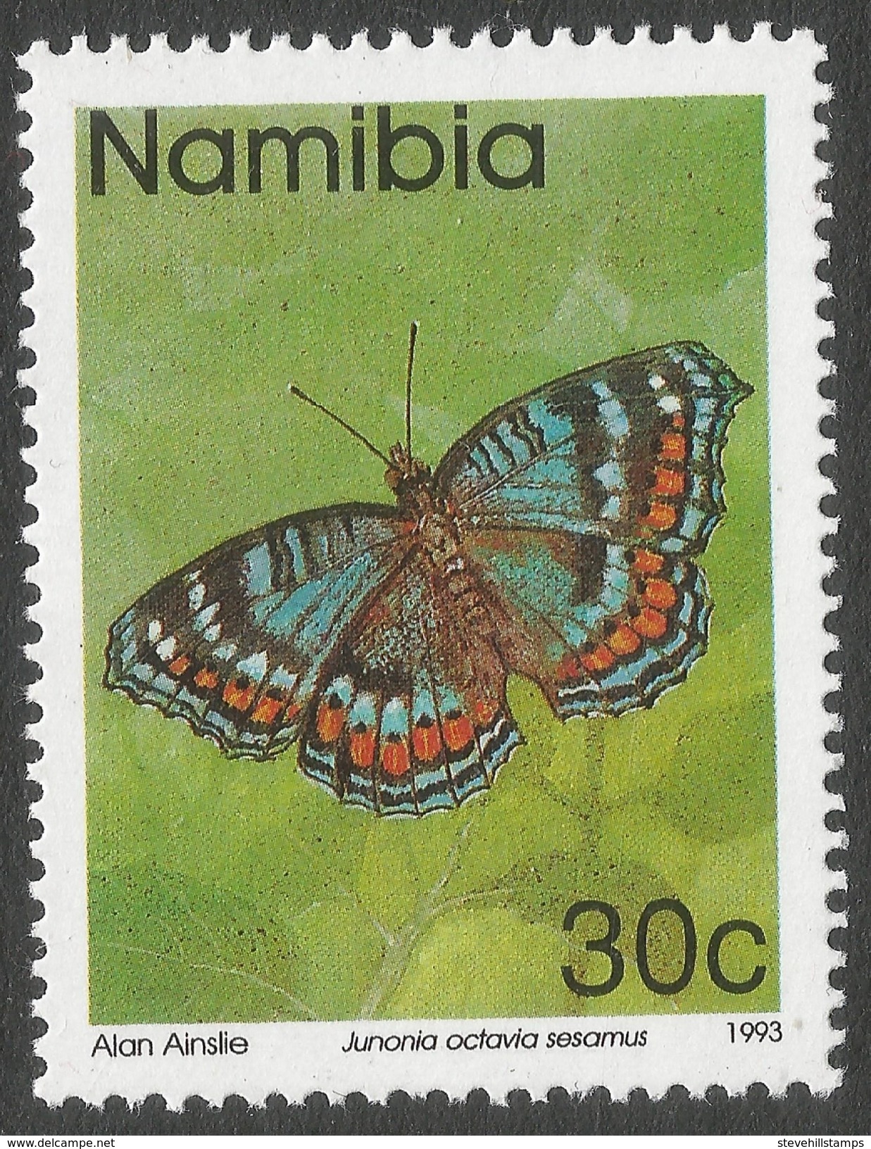 Nambia. 1993 Butterflies. 30c MNH SG 626 - Namibia (1990- ...)