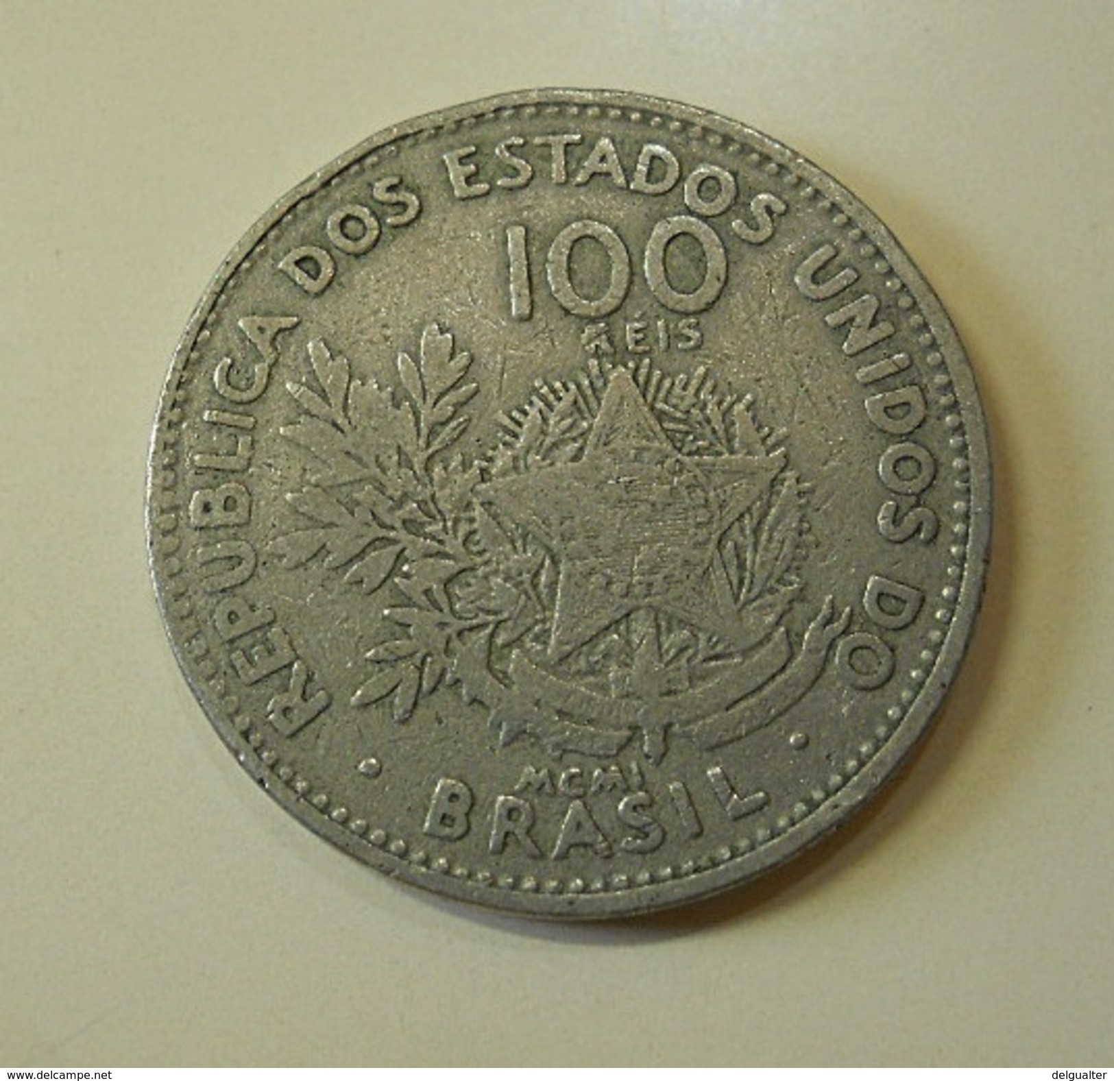 Brazil 100 Reis 1901 - Brésil