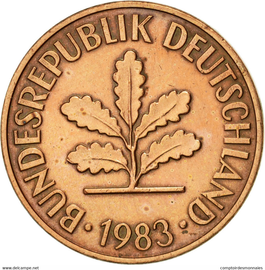 Monnaie, République Fédérale Allemande, 2 Pfennig, 1983, Munich, SUP, Copper - 2 Pfennig