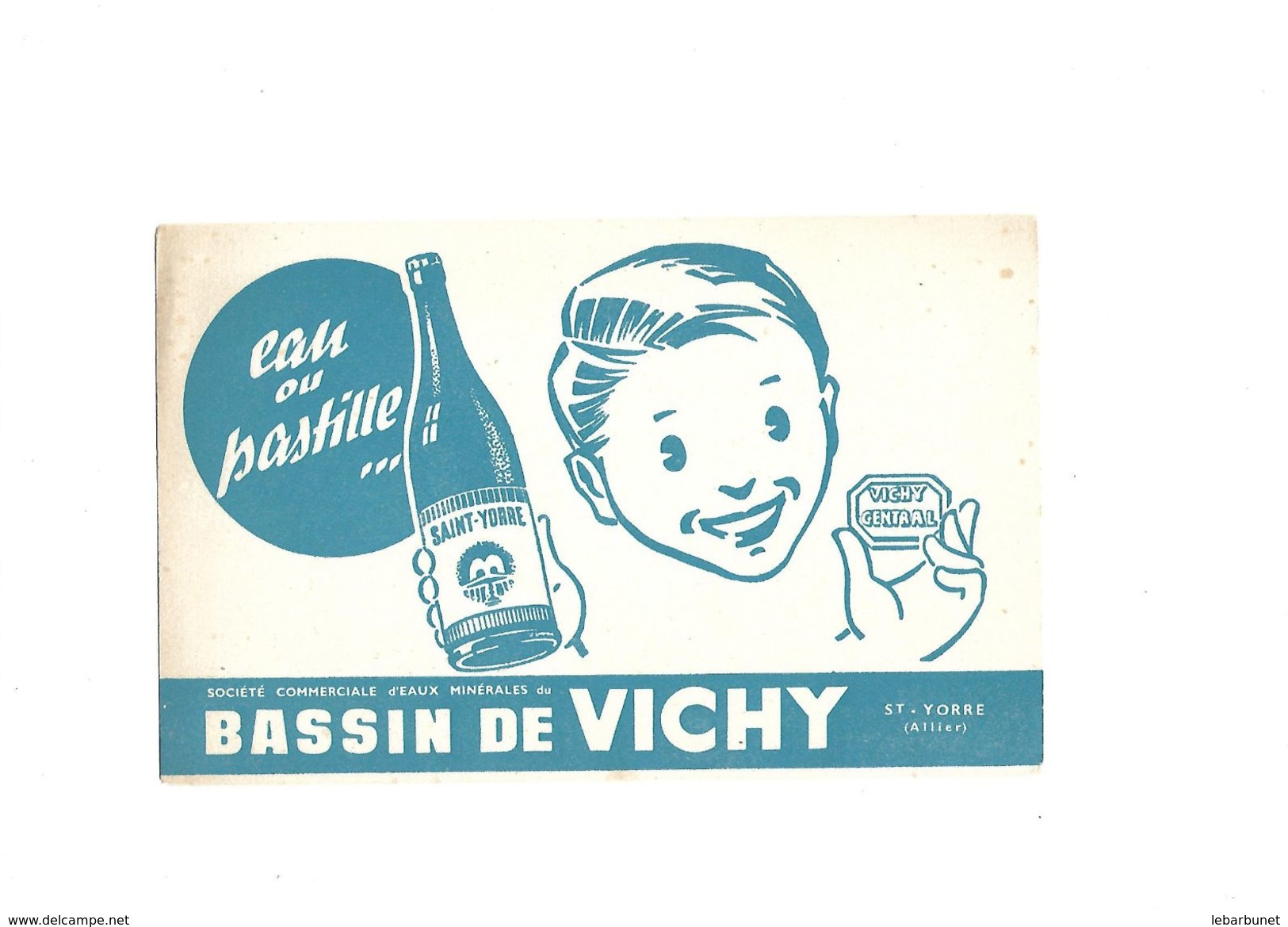 Buvard  Eau De Vichy  Bassin De Vichy - E