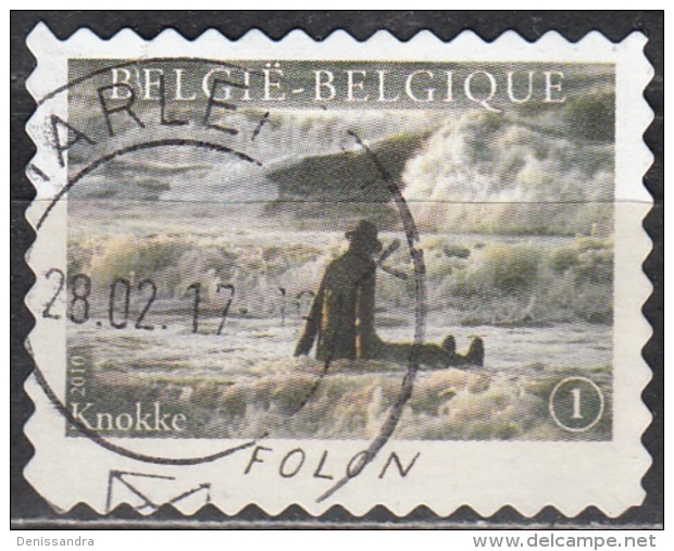 Belgique 2010 COB 4072 O Cote (2016) 1.70 Euro Folon La Mer Cachet Rond - Gebraucht