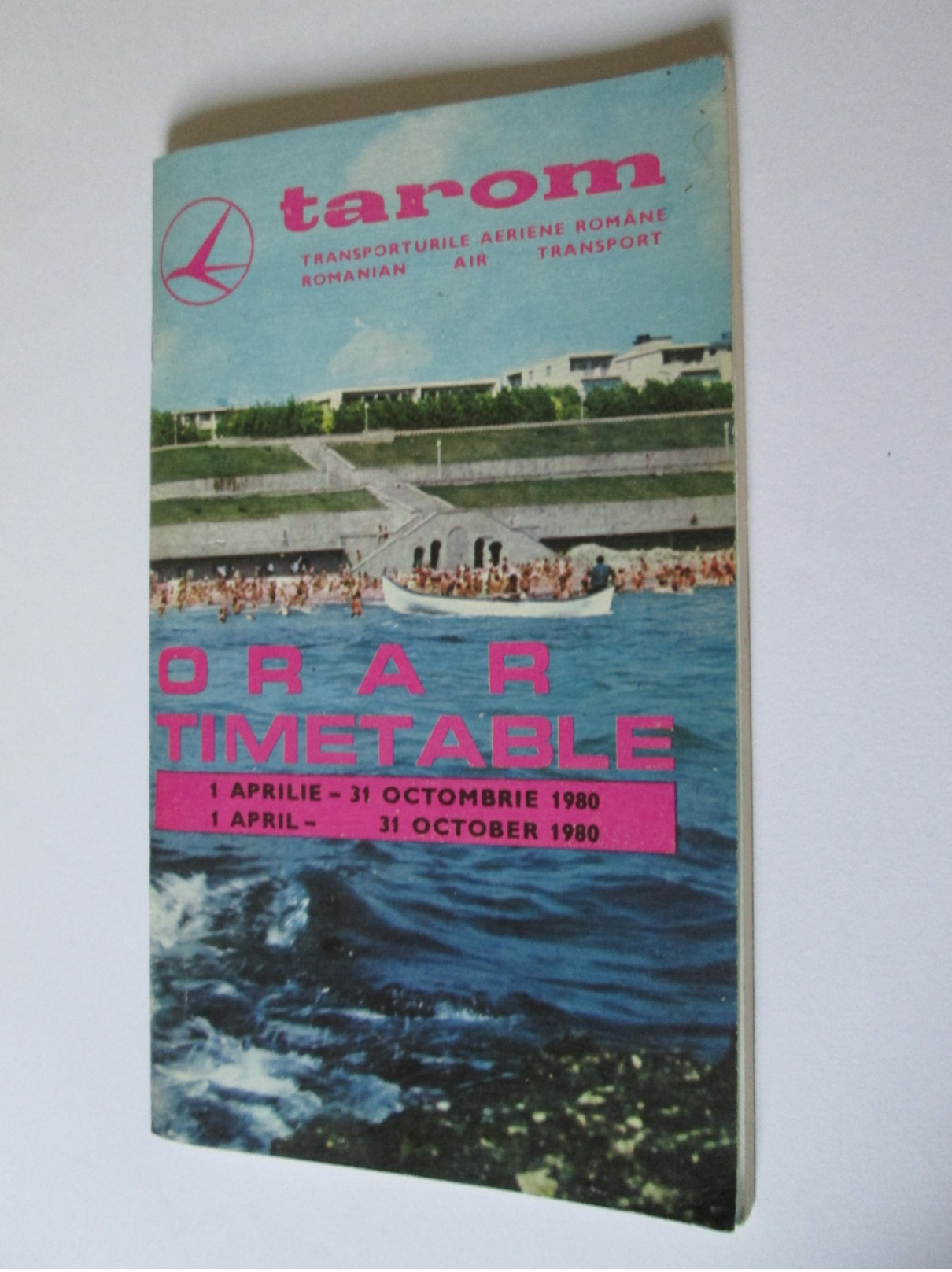 Tarom Timetable Flight-Flight Plan Information/Horaire De Vol /Apr.1-Oct.31,1980/pages=60,size=185 X 110 Mm - Europa