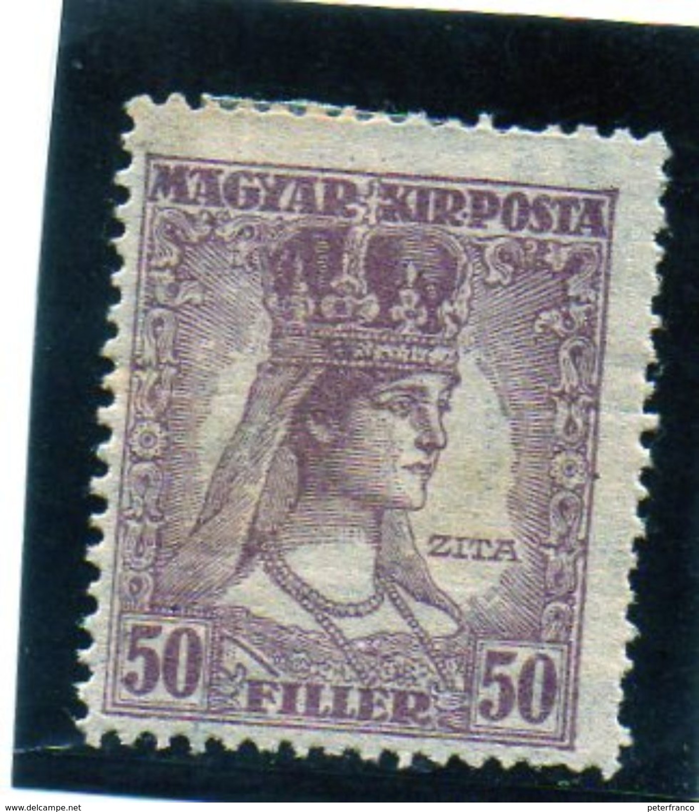 B - 1918 Ungheria - Regina Zita  (linguellati) - Unused Stamps