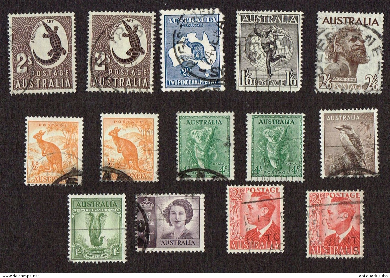 19 Stamps Australia - South Australia - Western Australia - Postage Australia - Autres & Non Classés