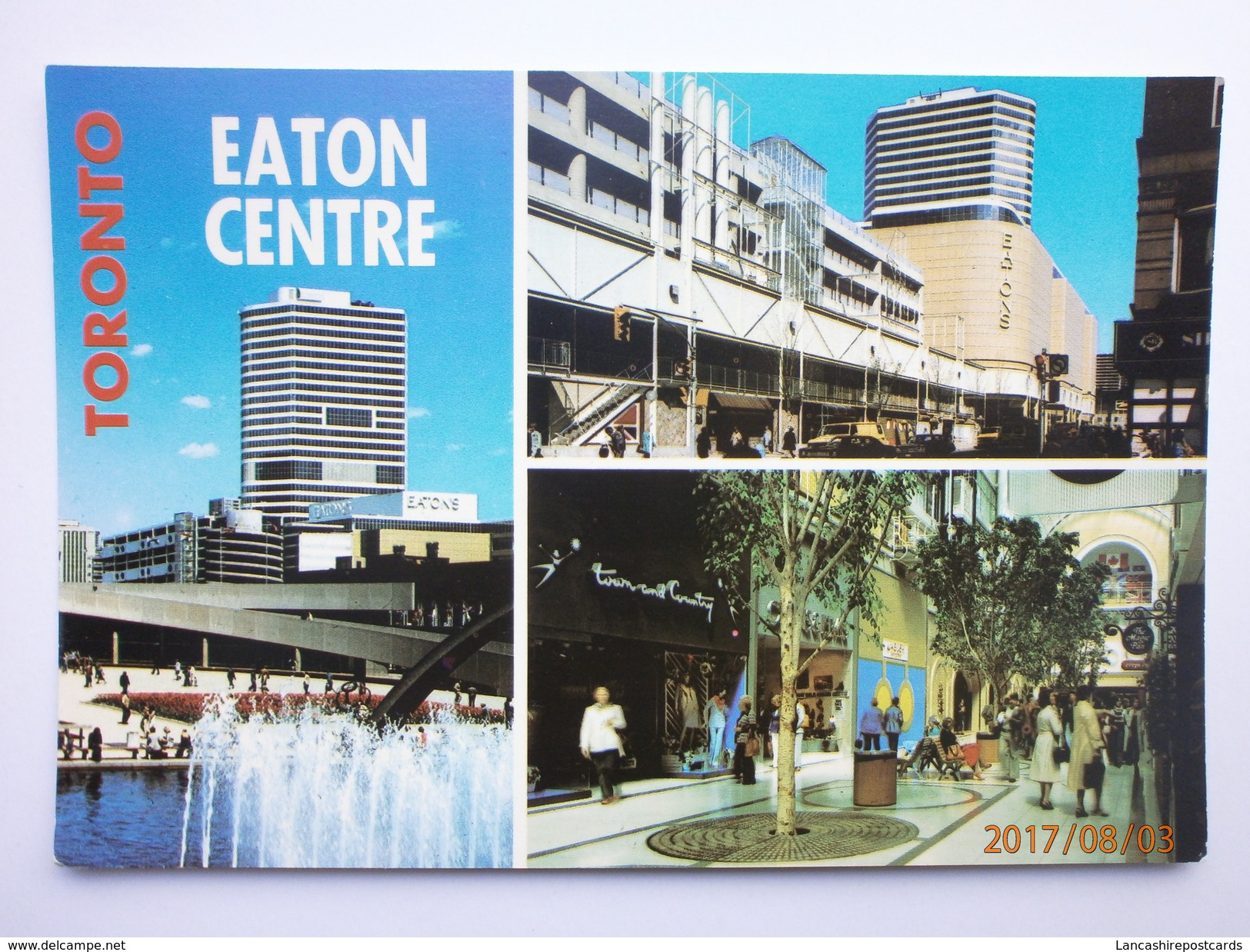 Postcard Toronto The Eaton Centre  My Ref B21729 - Toronto